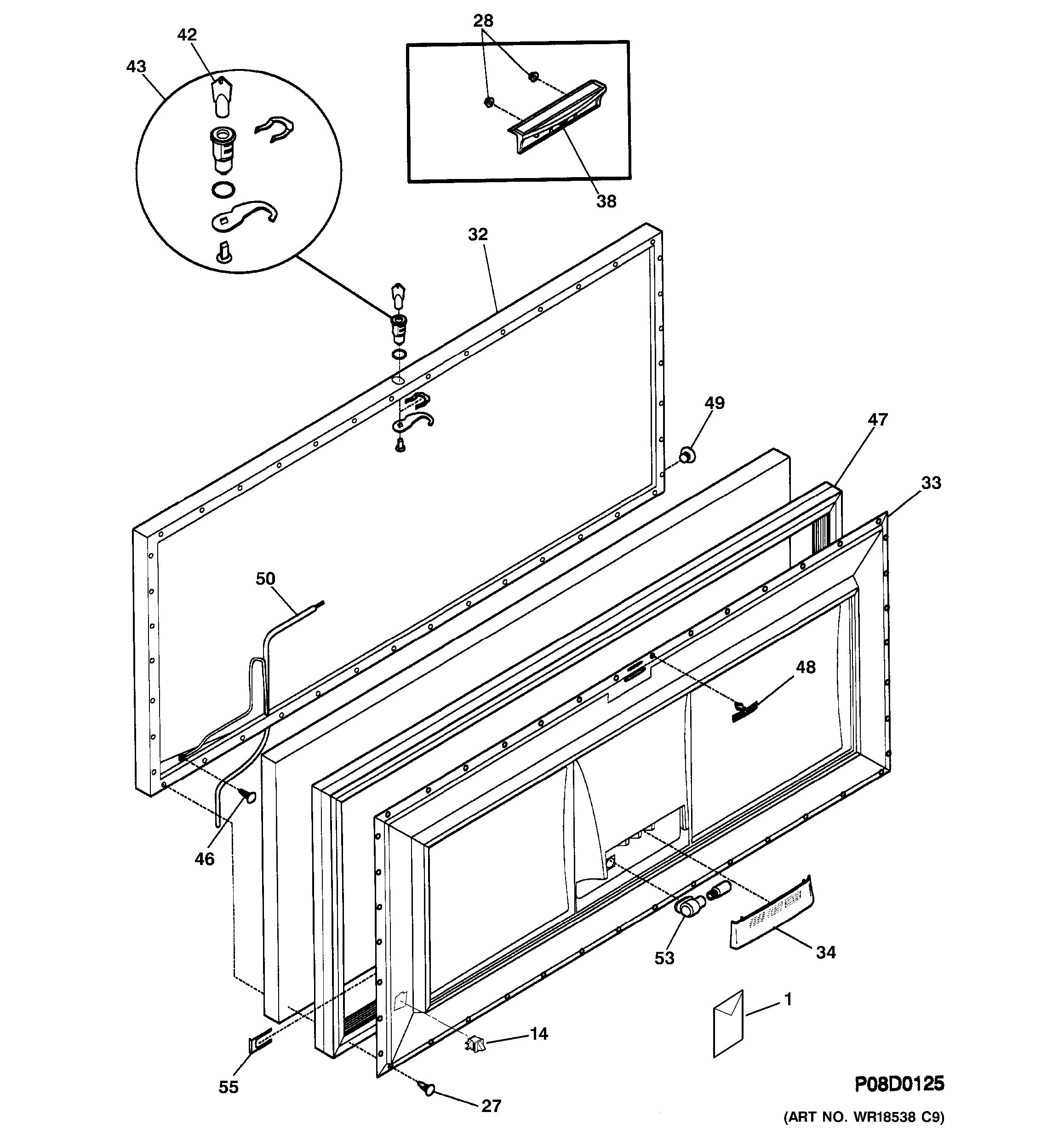 Assembly View for DOOR FCM9DMBWH