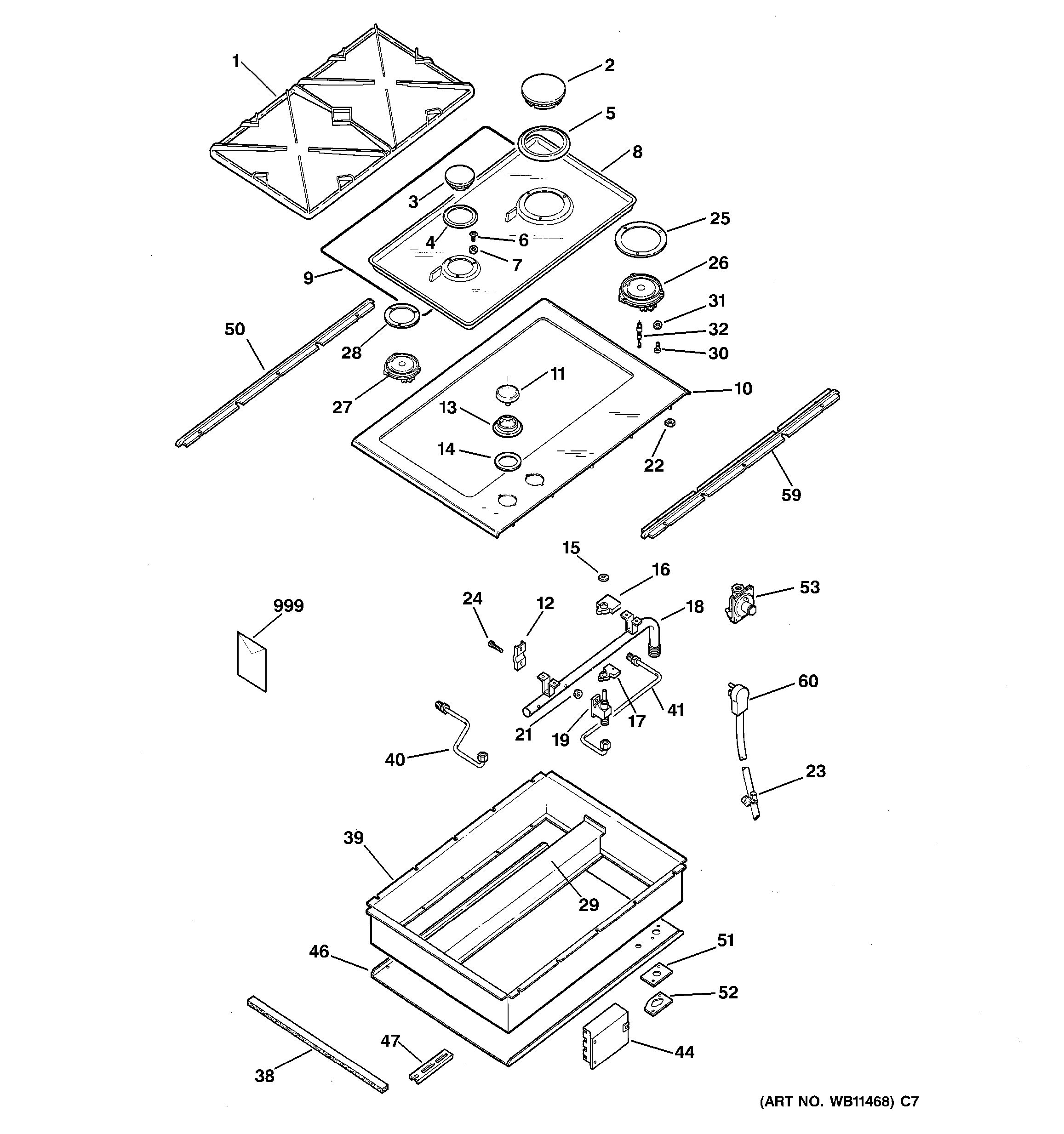 assembly-view-for-gas-range-zgw125en2ss