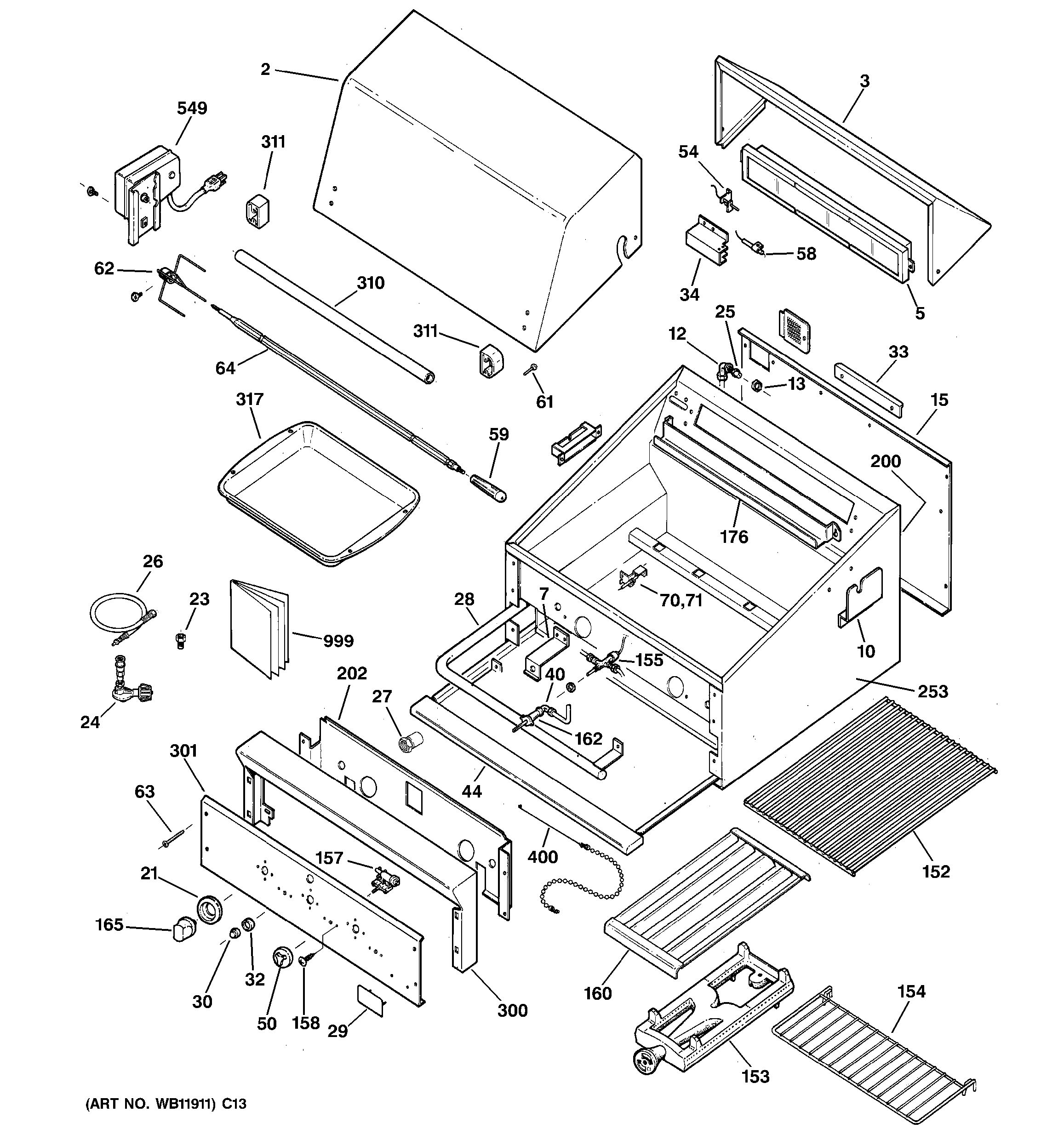 Assembly View for RANGE PARTS ZGG27L21C3SS