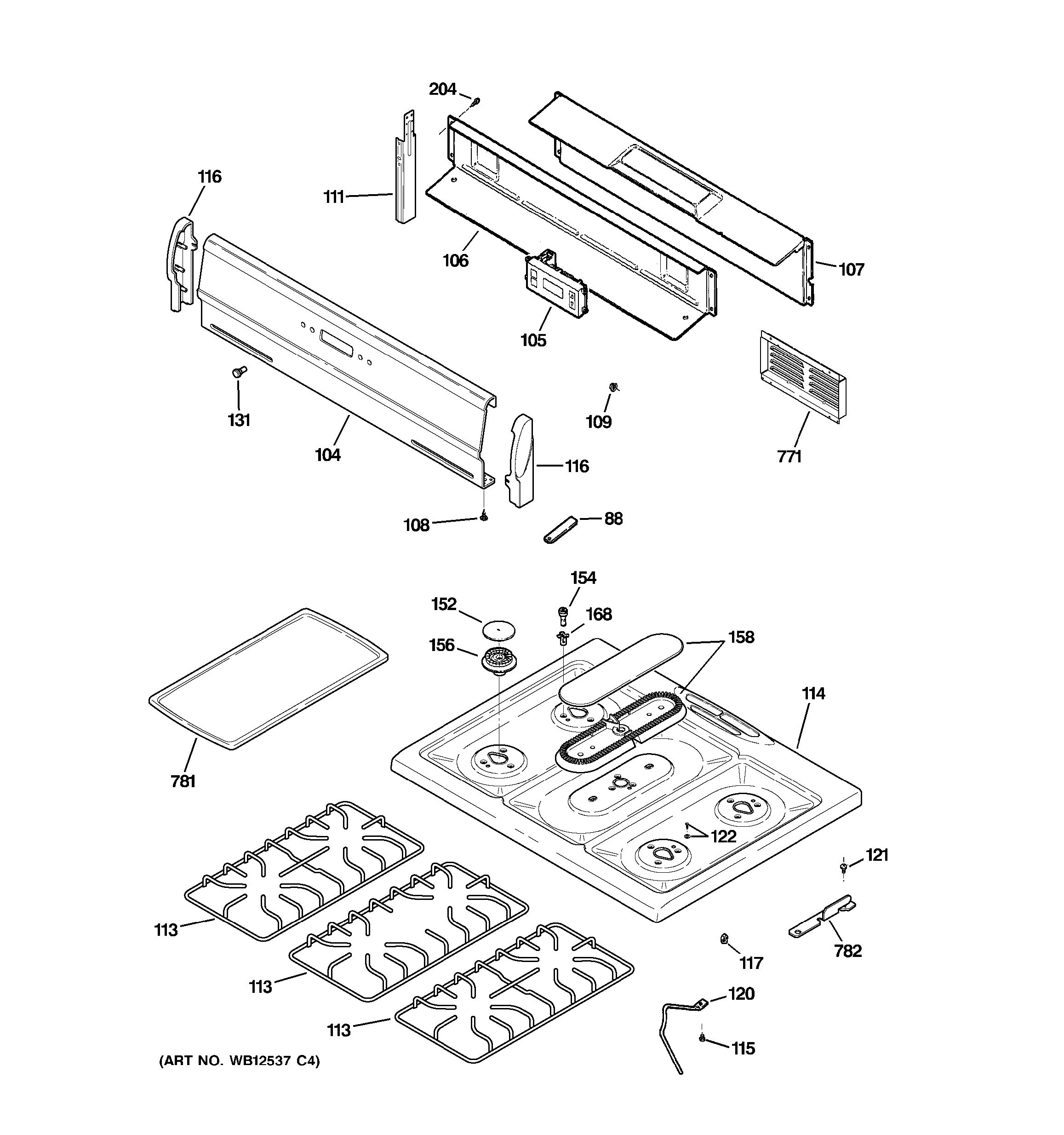 assembly-view-for-control-panel-cooktop-jgbs10beh5bb