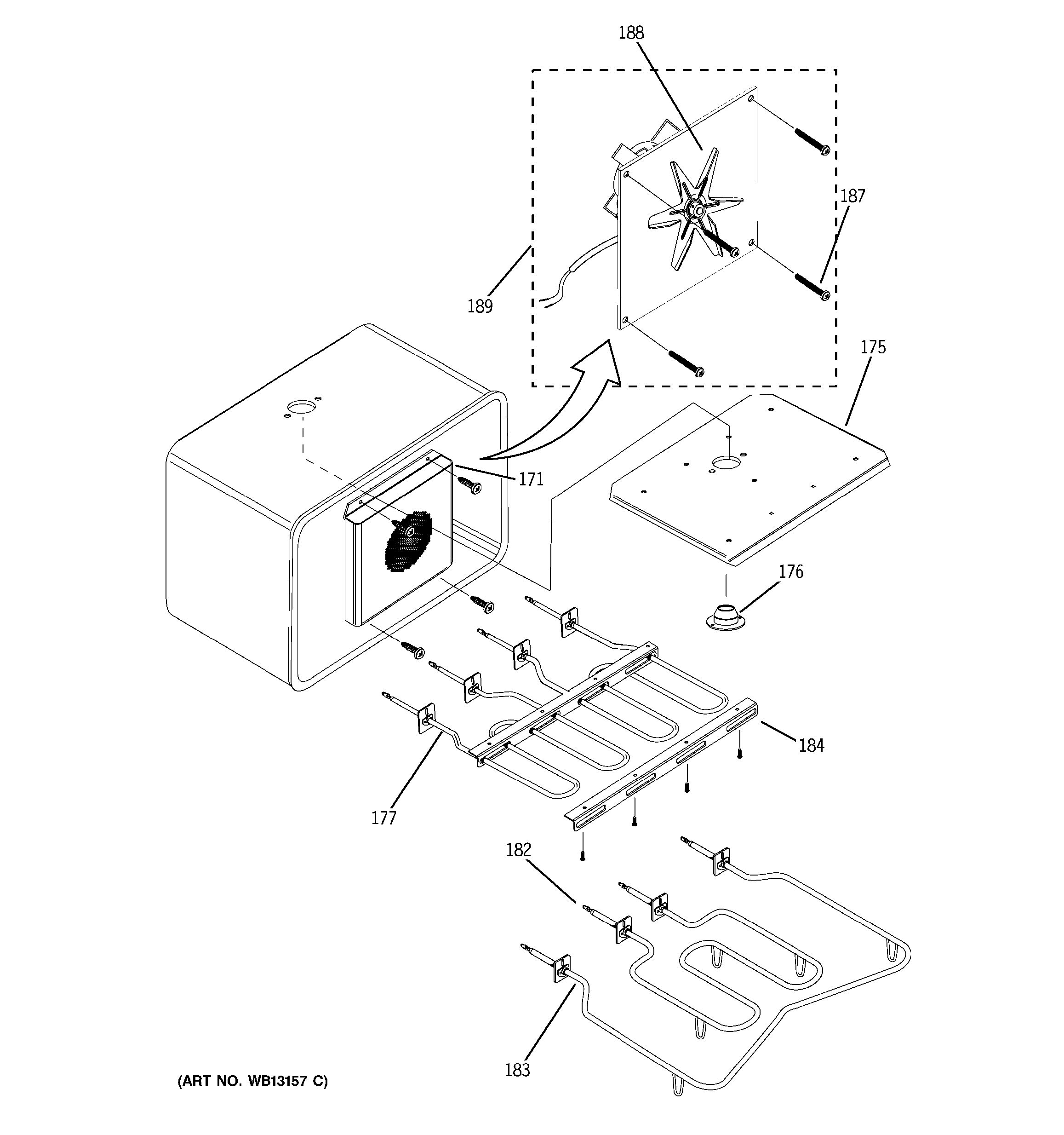 Assembly View for OVEN ASSEMBLY ZDP30N4H2SS