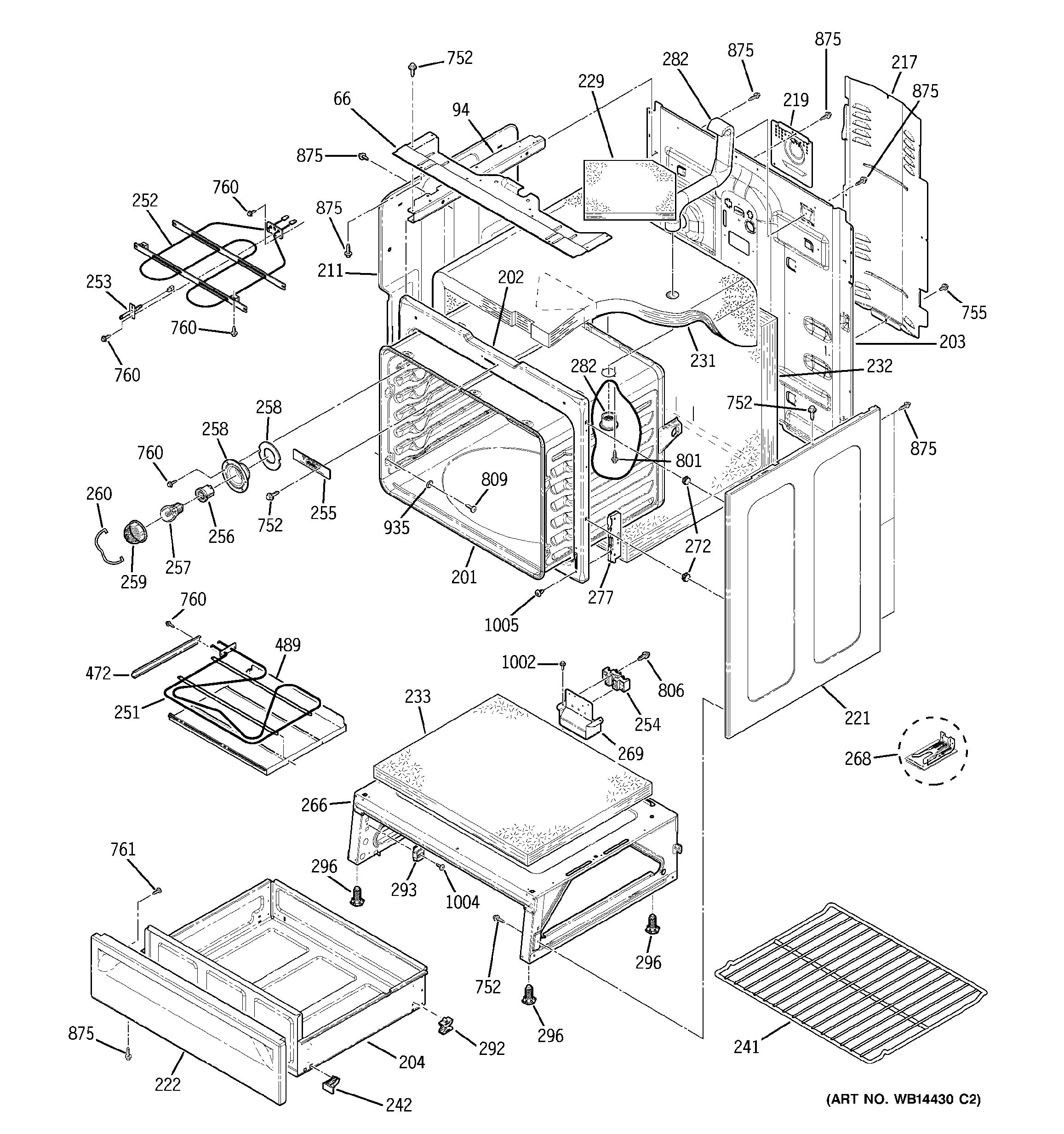 Assembly View for BODY PARTS | JB700DN1BB