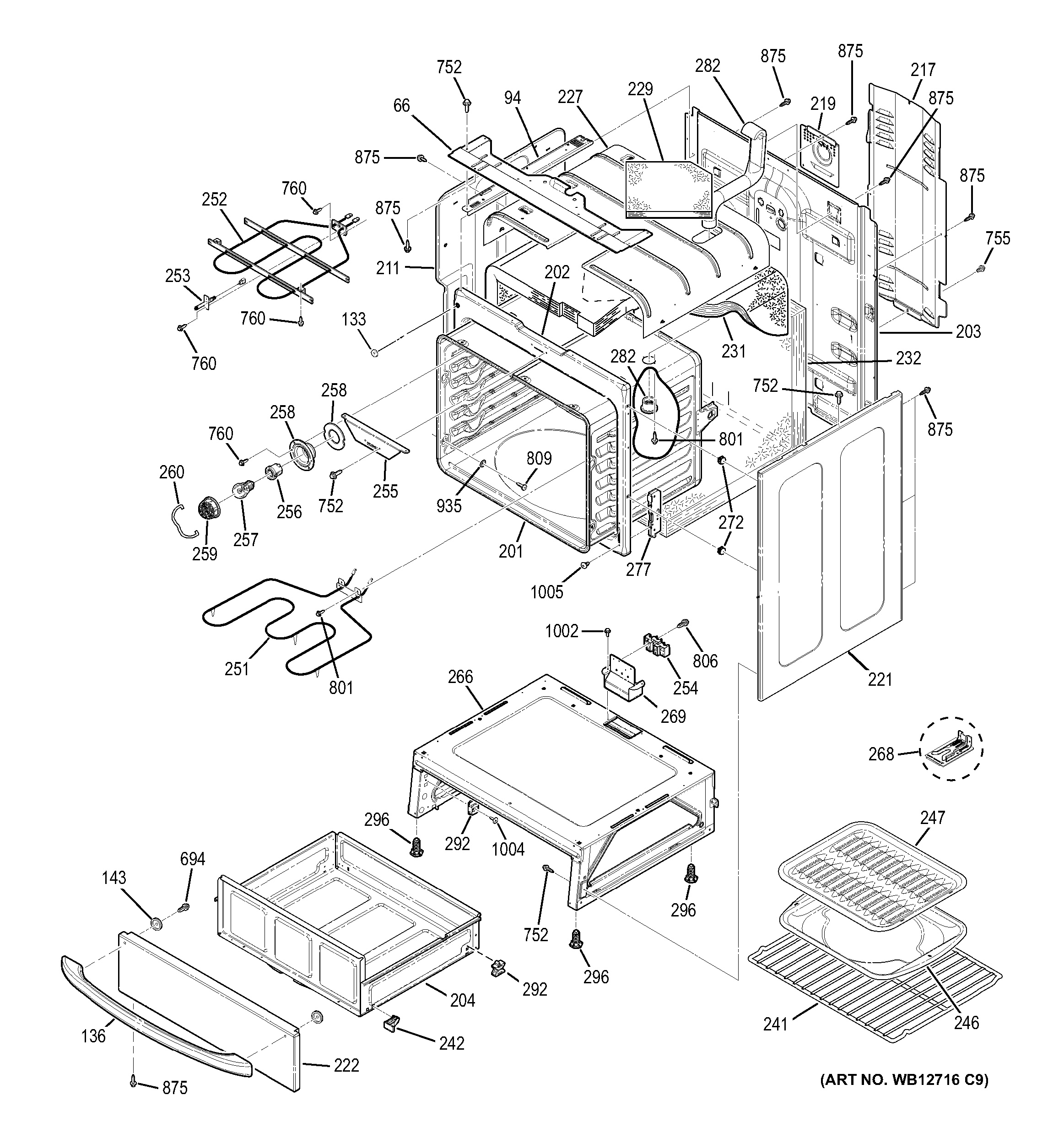 Assembly View For Body Parts 