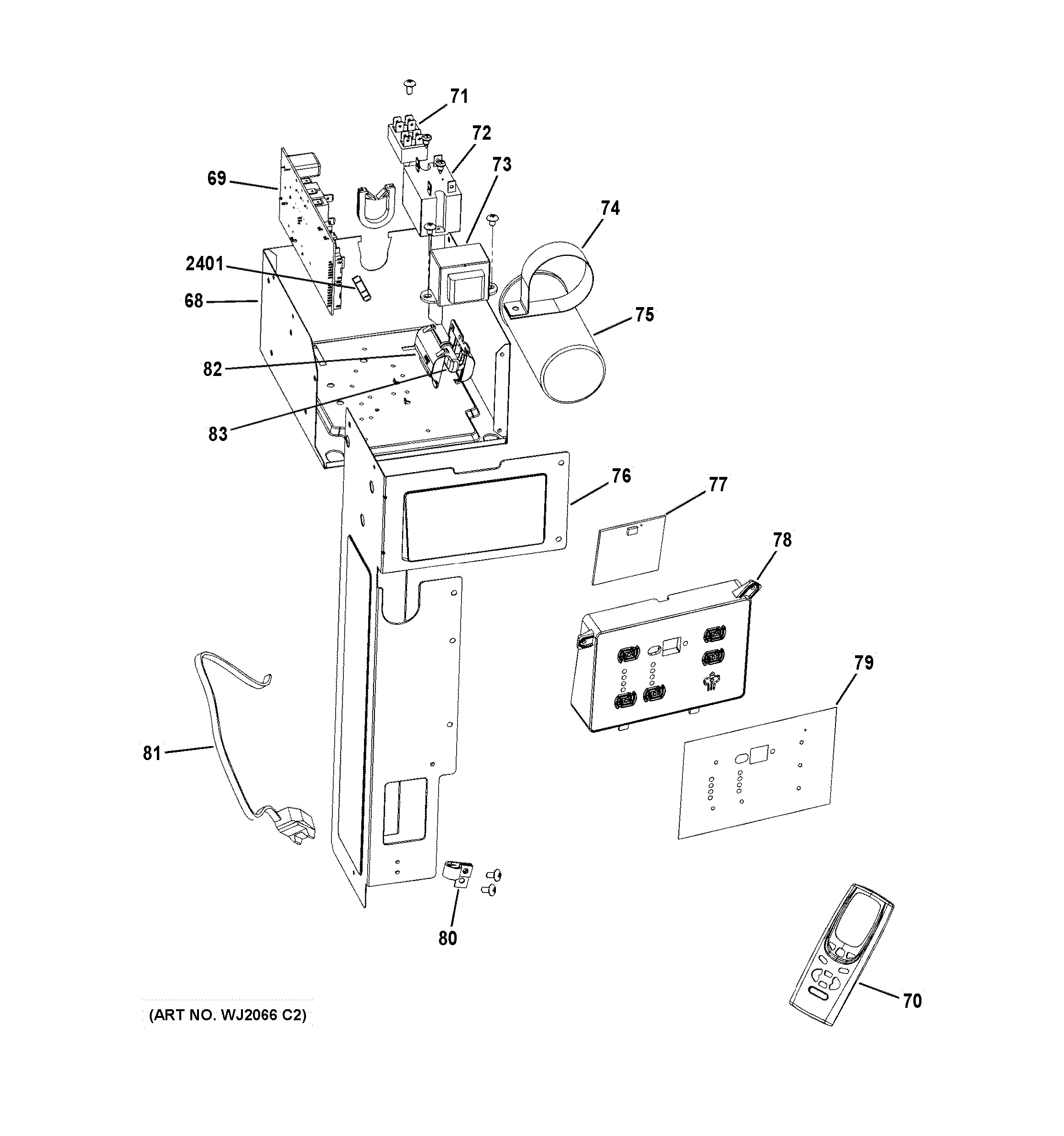 Assembly View for CONTROL PARTS | AEH24DQL1