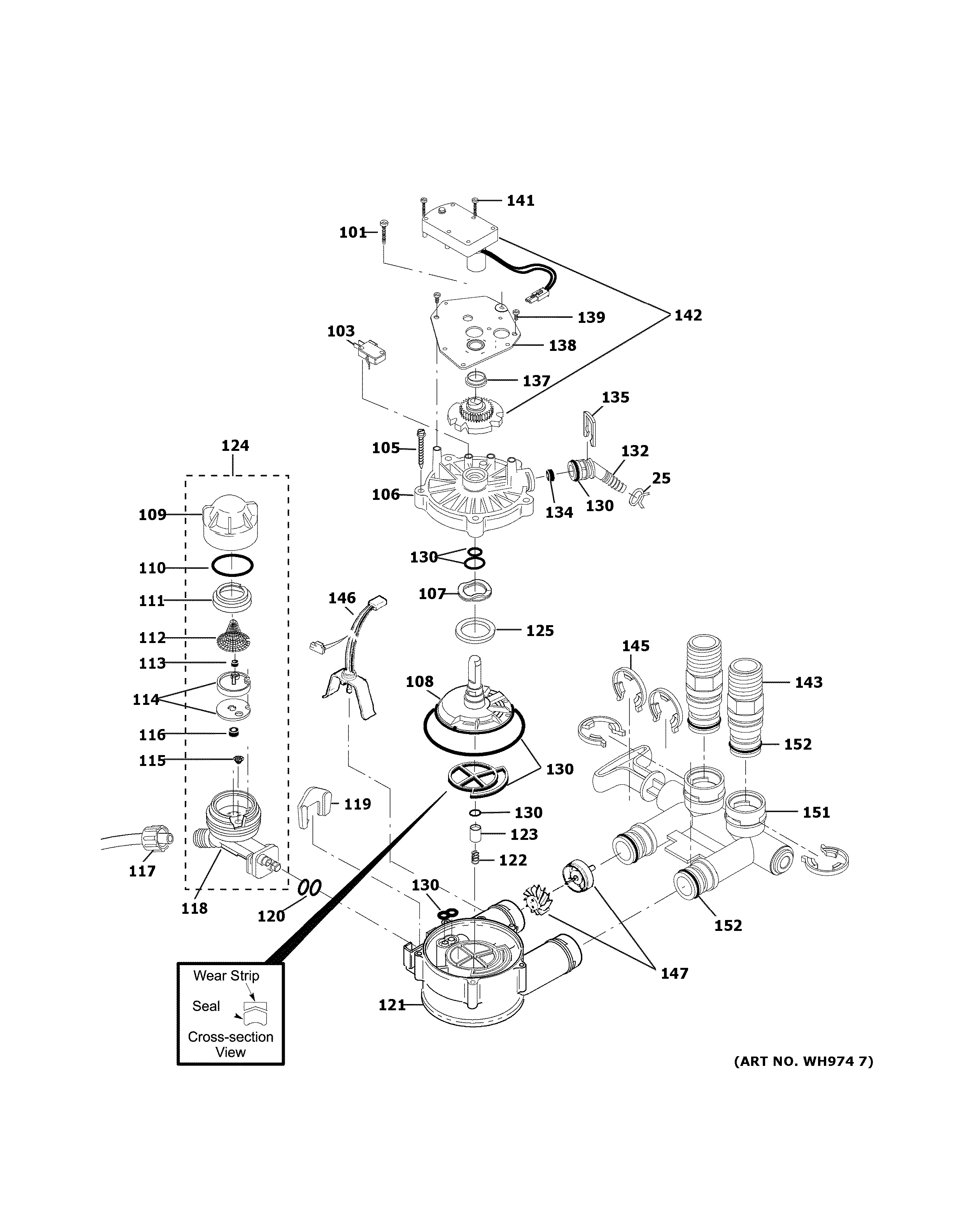 Assembly View for PUMP GXSH40V01