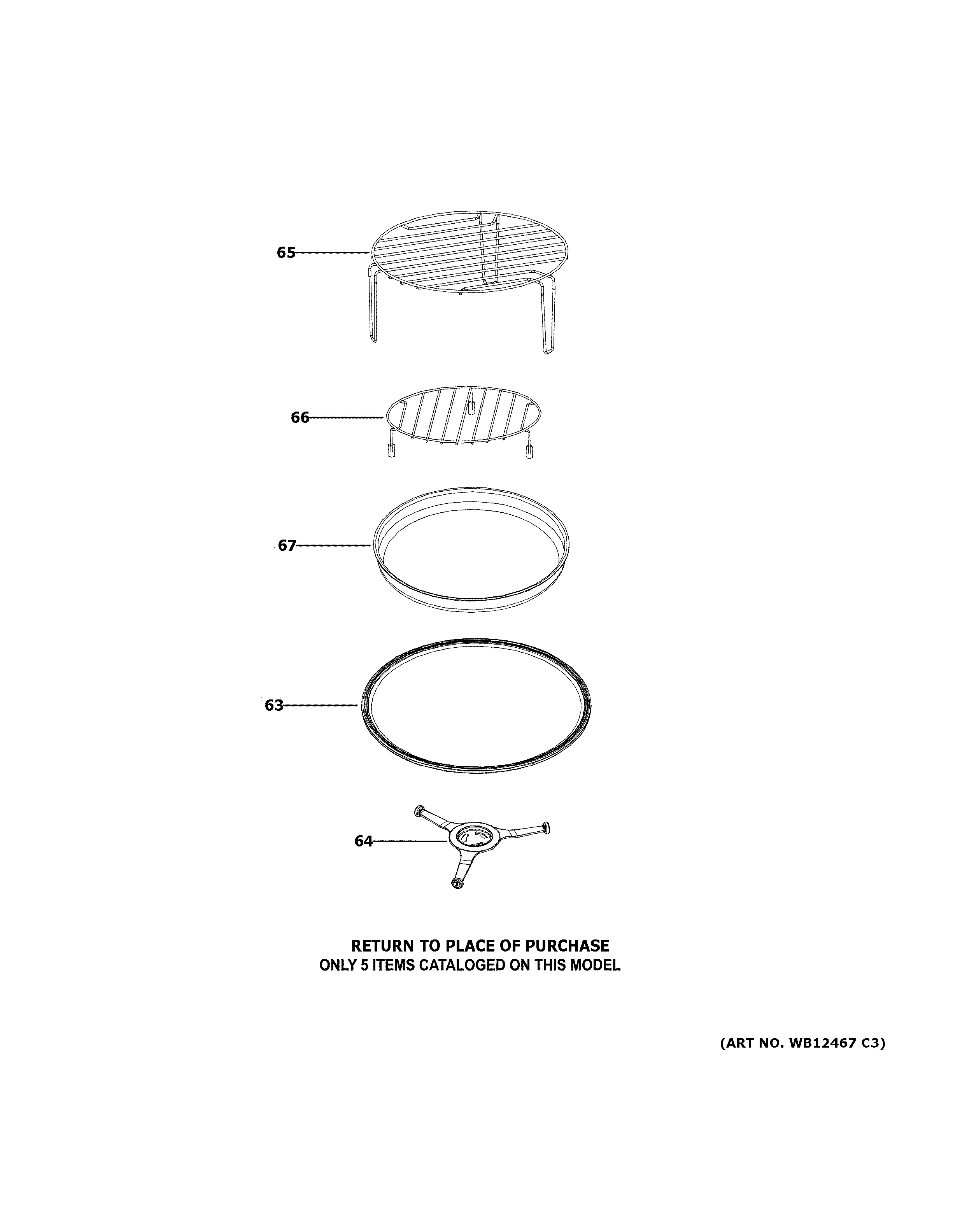 Assembly View for MICROWAVE JES1109RR1SS