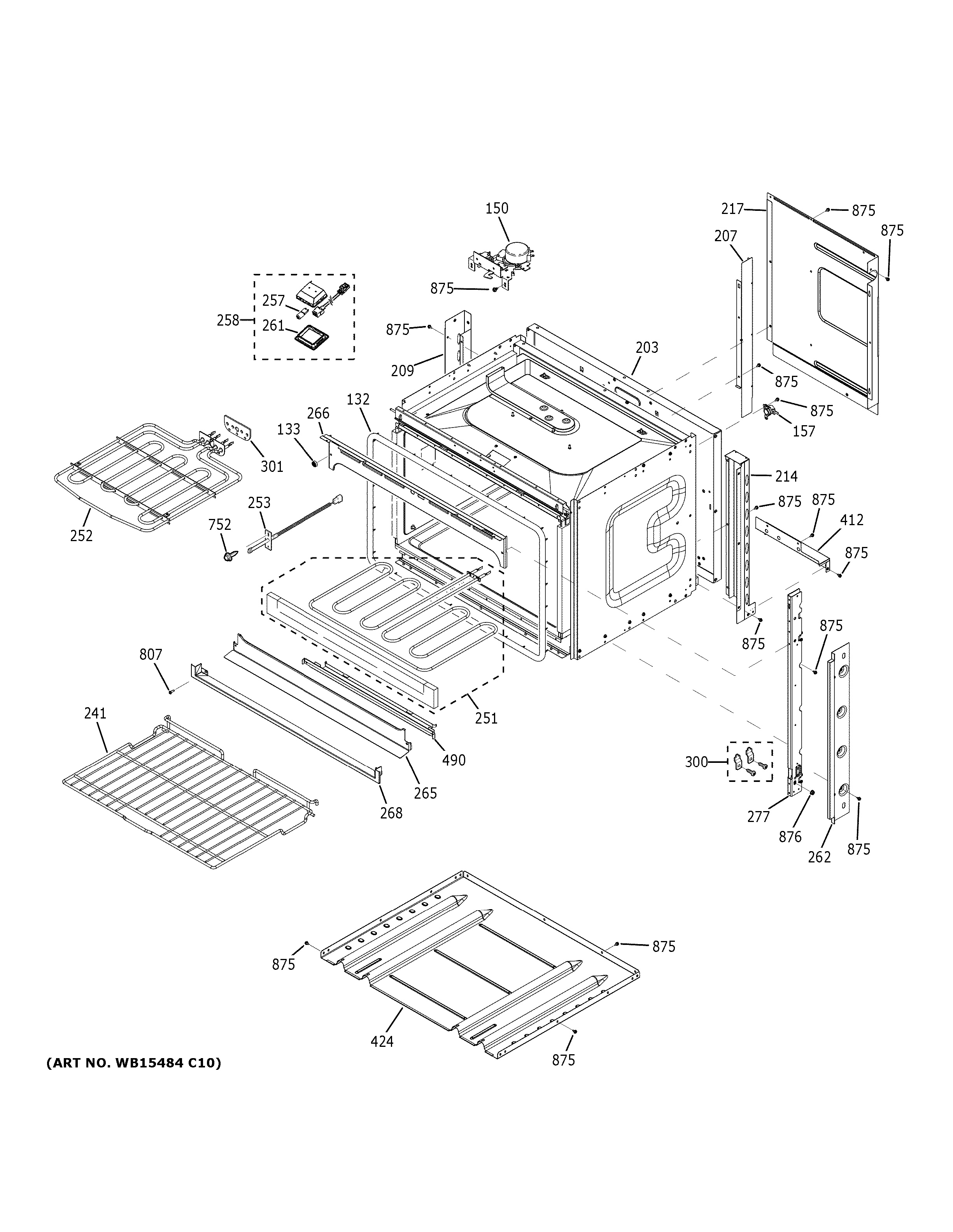 Assembly View for BODY PARTS JKS3000SN1SS