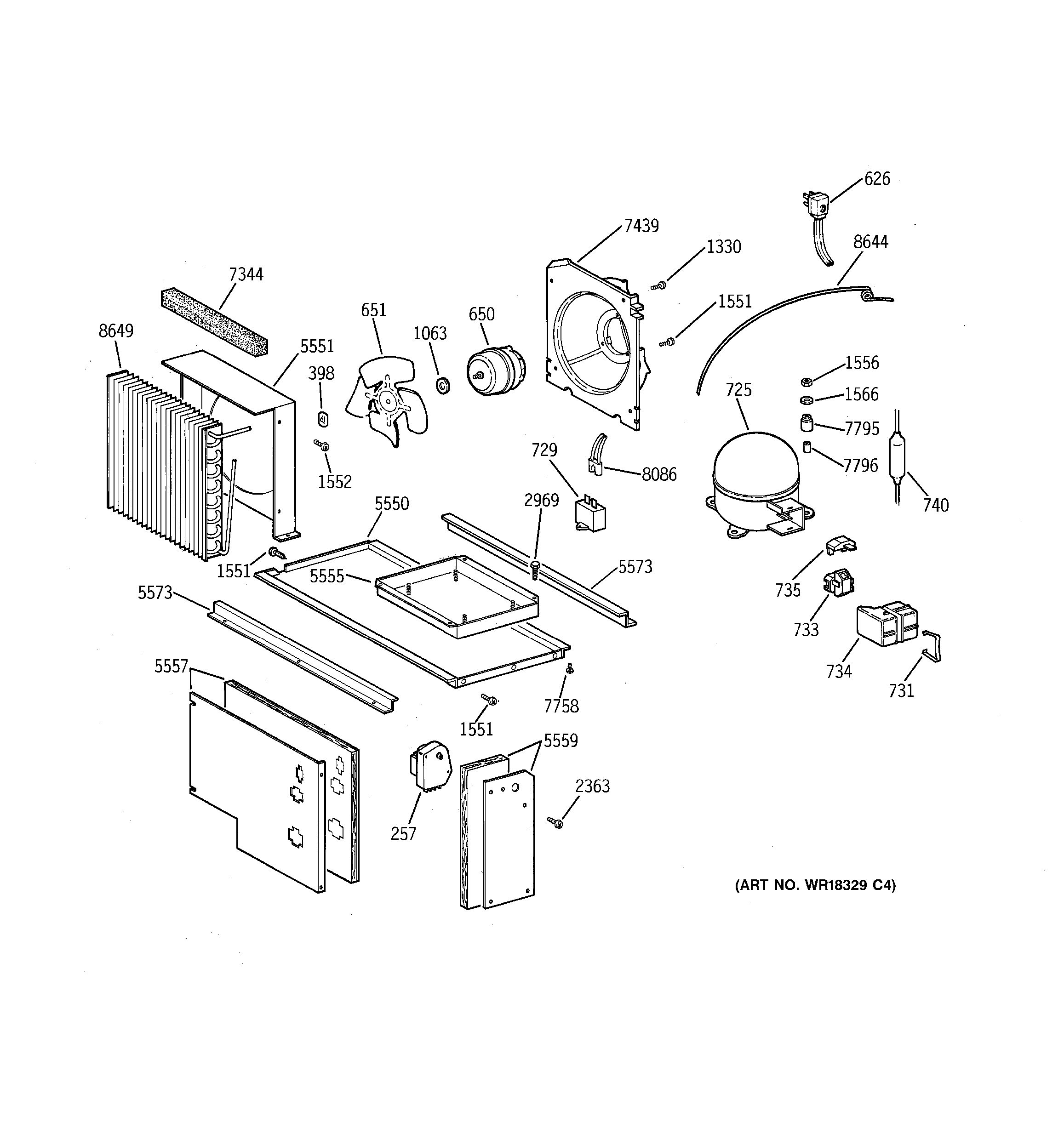 Assembly View for UNIT PARTS ZISW48DYB