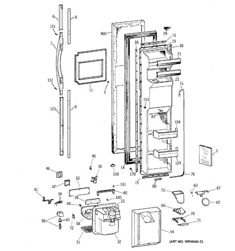 tfx27f ge refrigerator