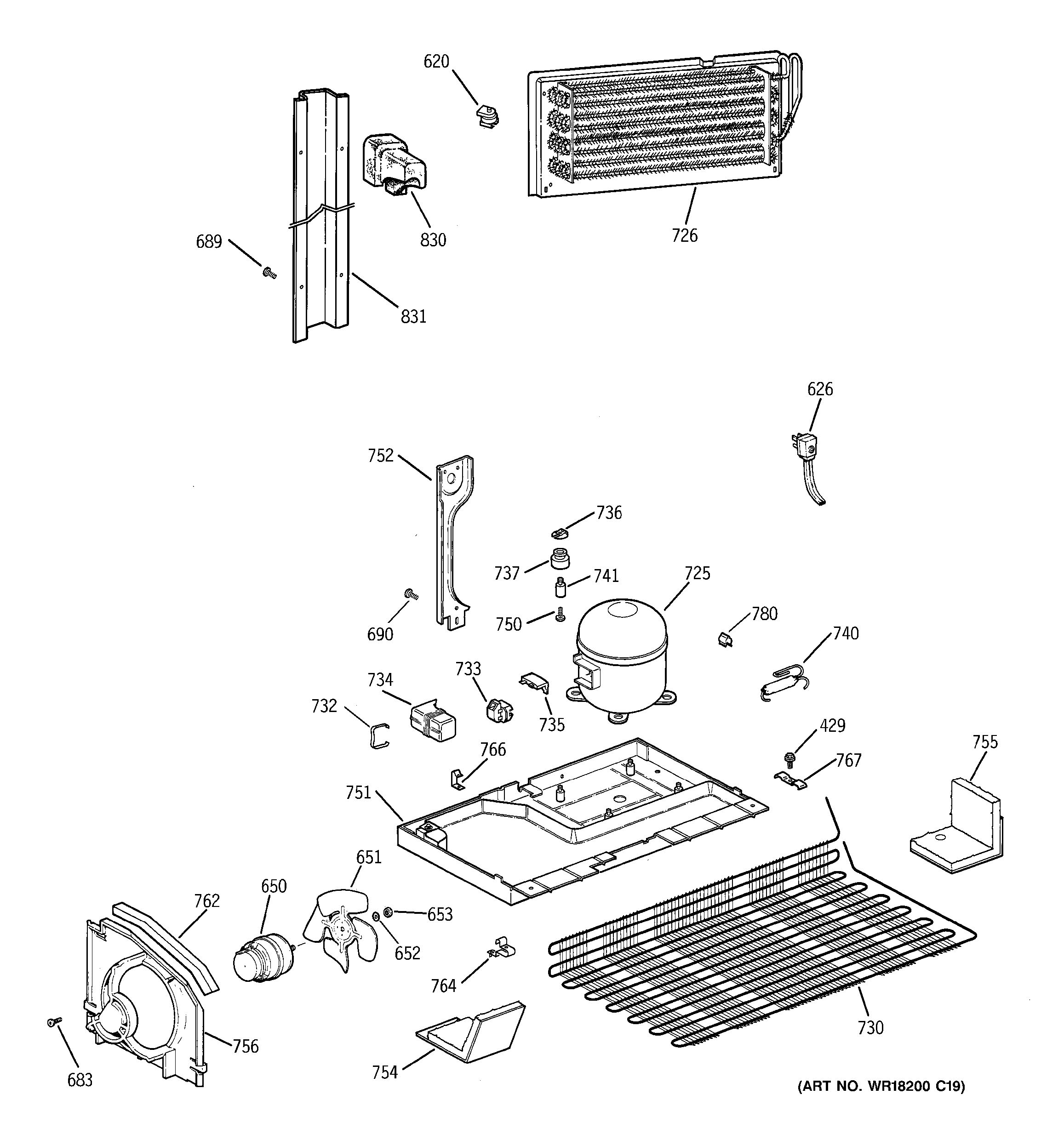 Assembly View for UNIT PARTS | CTX21DABBRWW