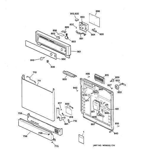 Model Search | GSD2030Z02WW | Gsd2030z02ww Ge Wiring Schematic | | GE Appliances Parts and Accessories