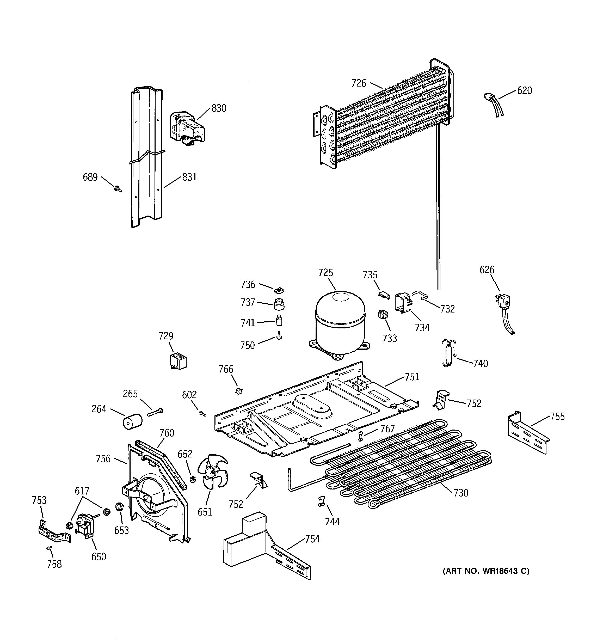 Assembly View for UNIT PARTS | TBX21DACBRWW