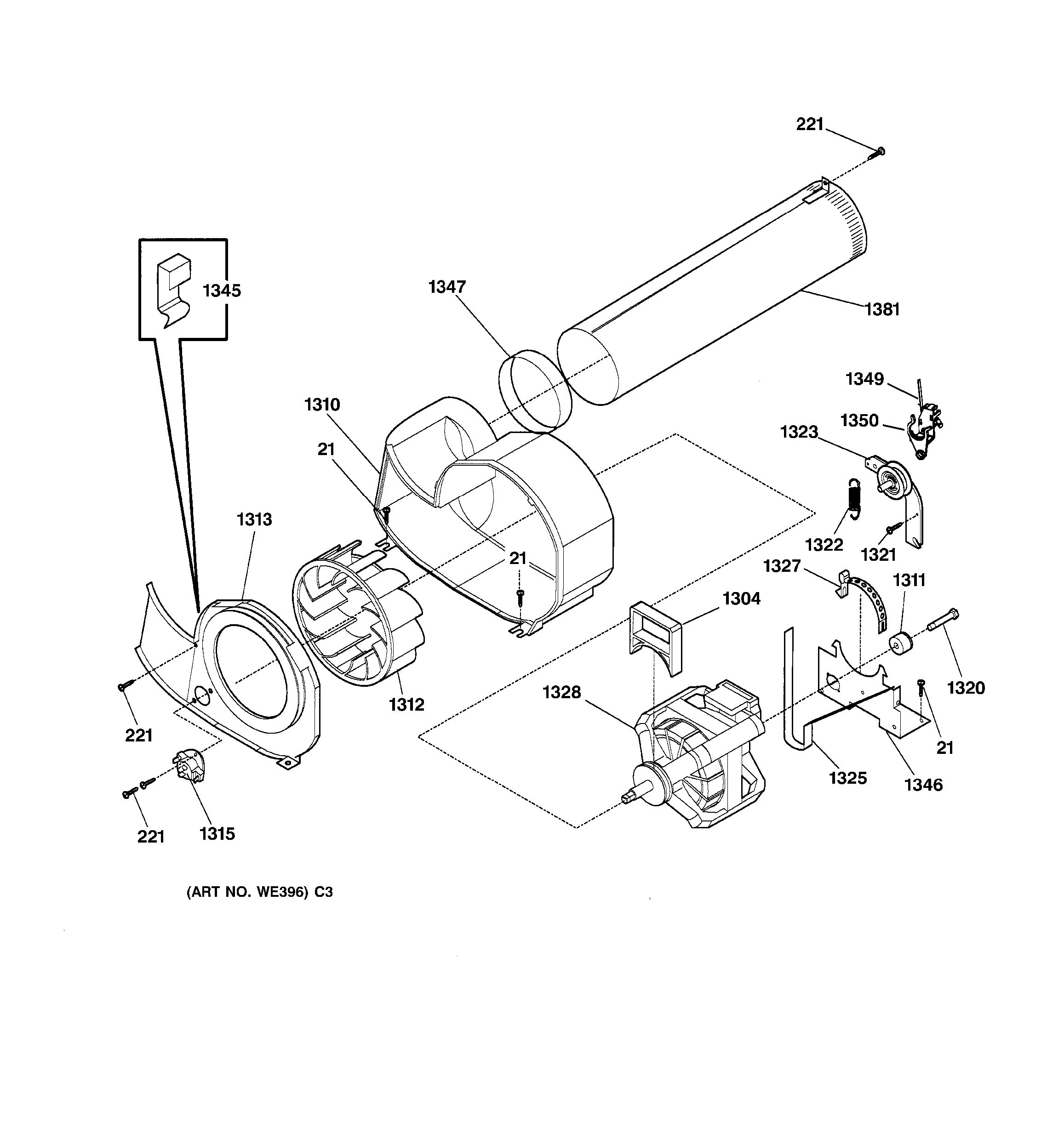 Assembly View for MOTOR | DCL333EA0WW
