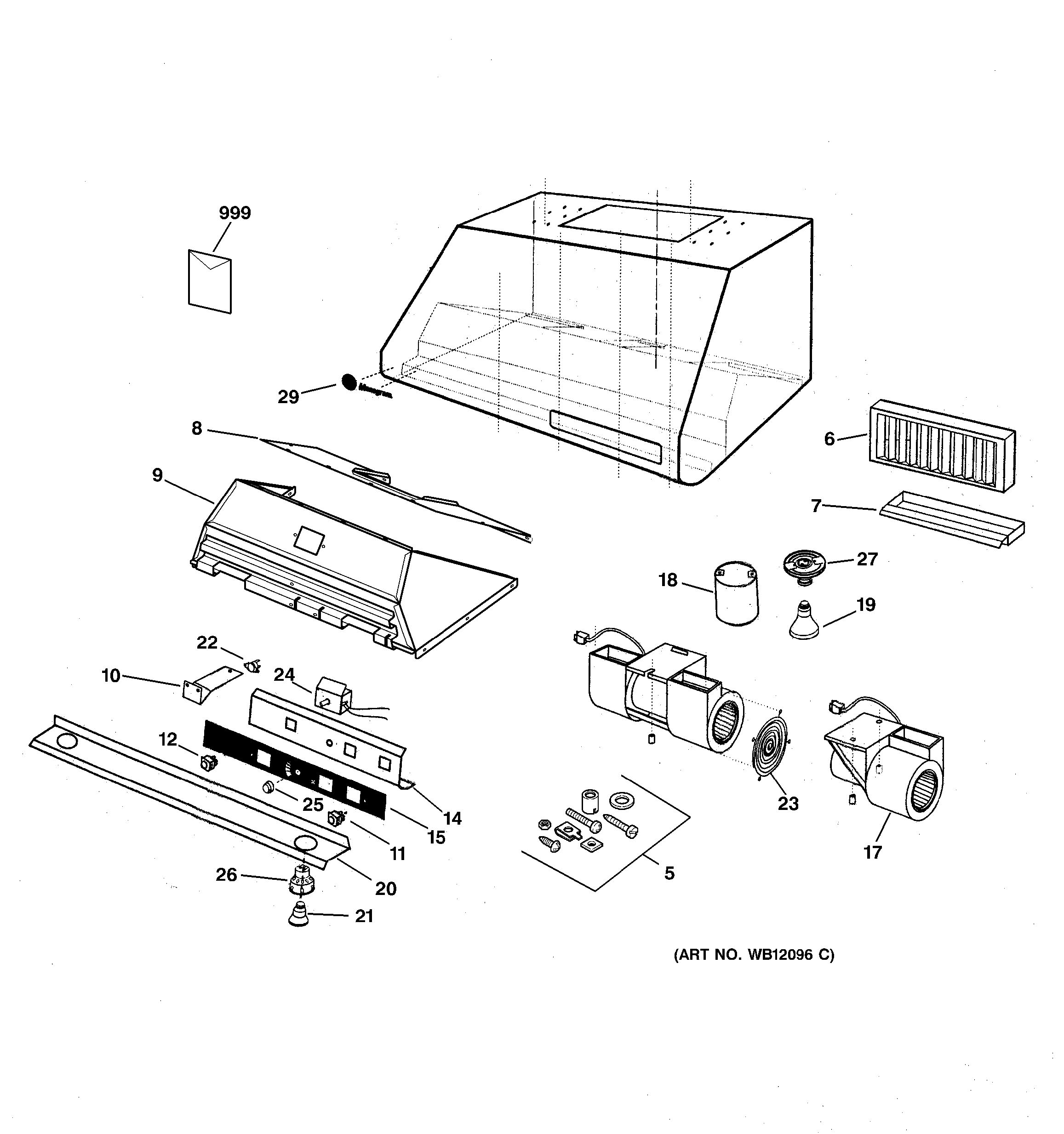Assembly View for RANGE HOOD ZV371Y2SS