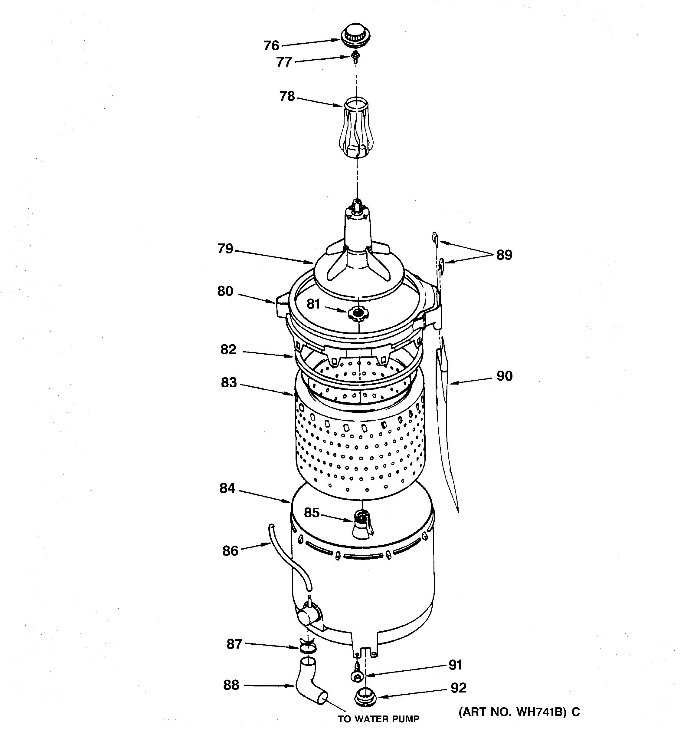 Assembly View For TUB WSM2420TCAWW   00017601.p12 2325 