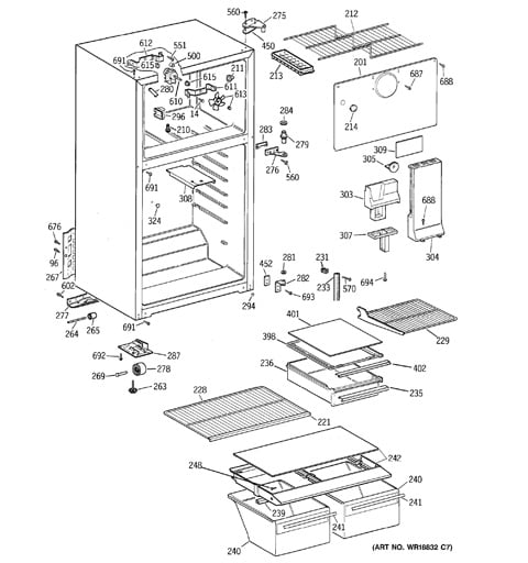 Gts18fbmfrww refrigerator store