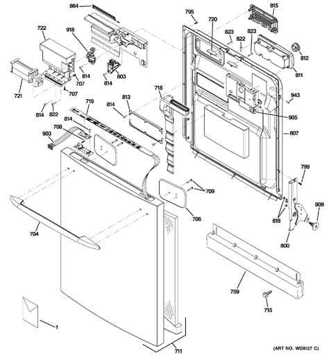 Ge Profile Dishwasher Parts List | Reviewmotors.co