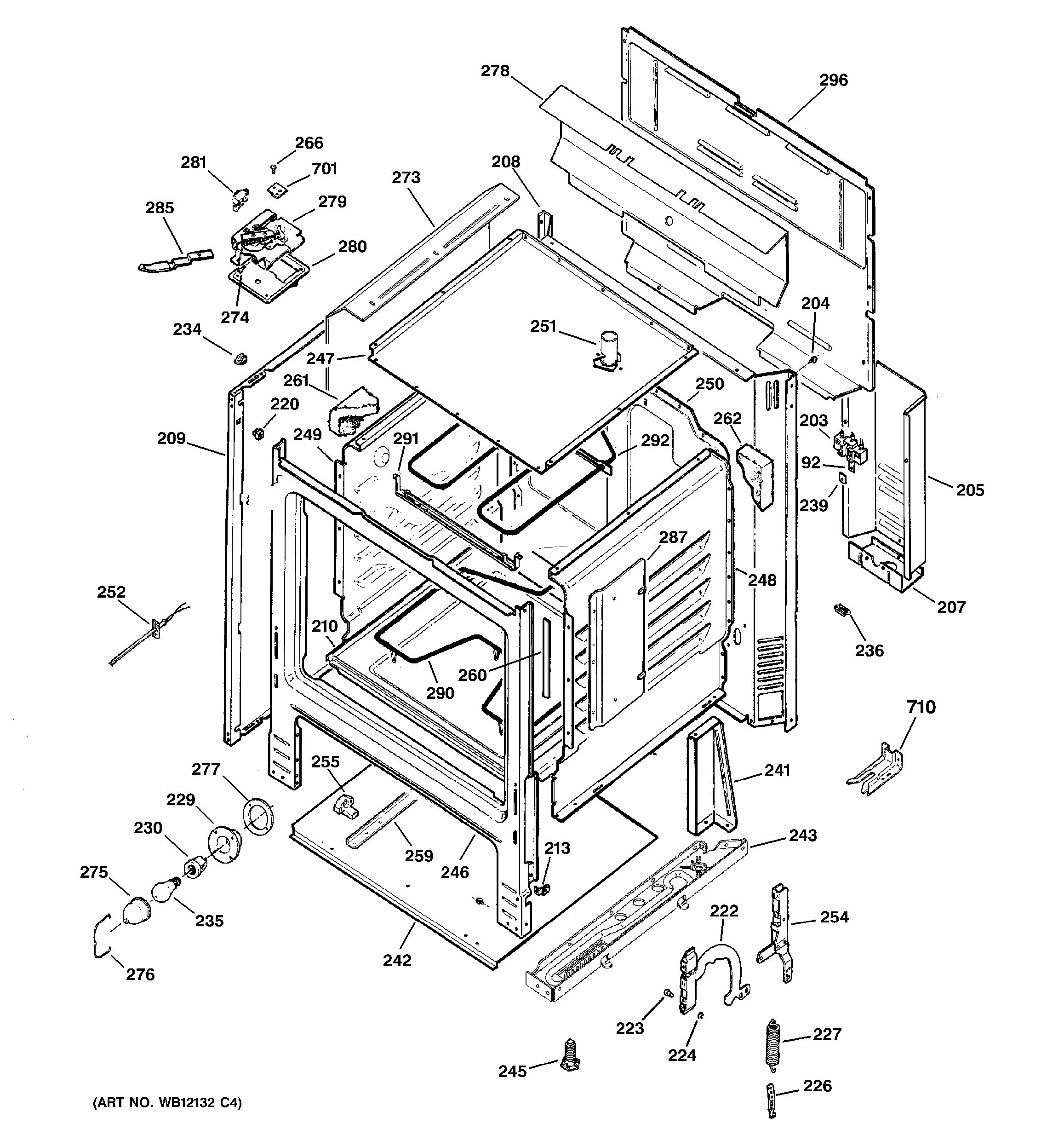 Assembly View for BODY PARTS | RB757BH1WH