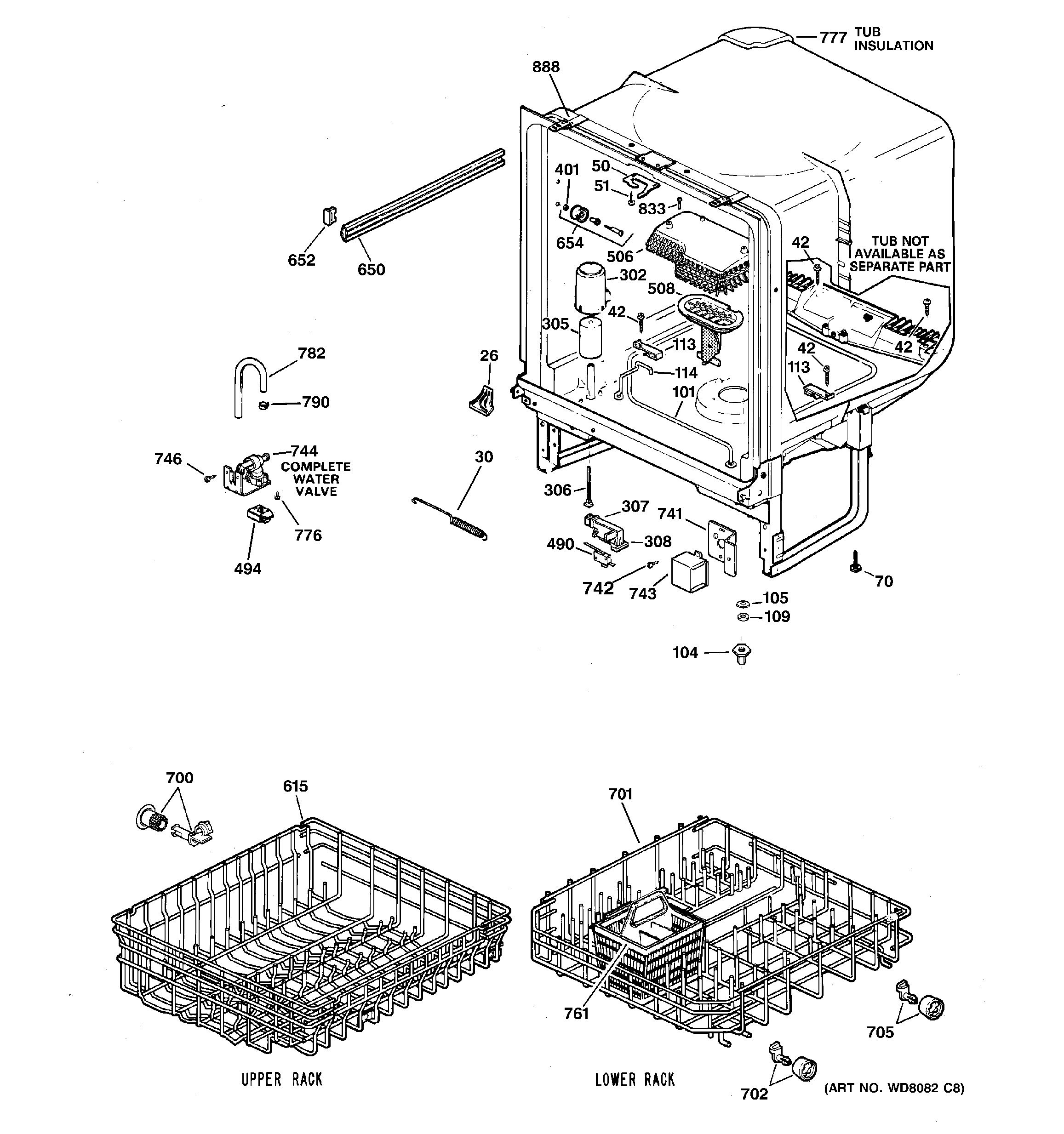 Assembly View For BODY PARTS GSD2200G02BB