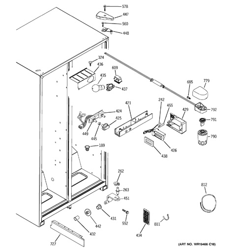 midea fridge 300l