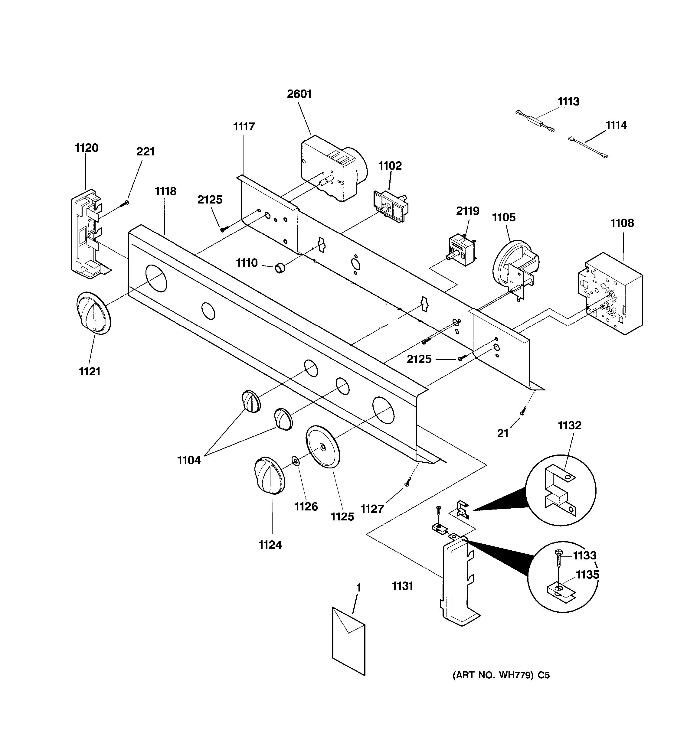 Assembly View for CONTROL PANEL | WSM2700WAWWW