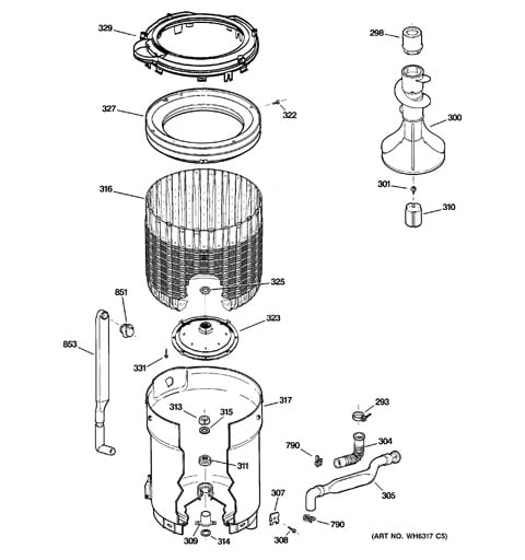 ge whse5240d1ww