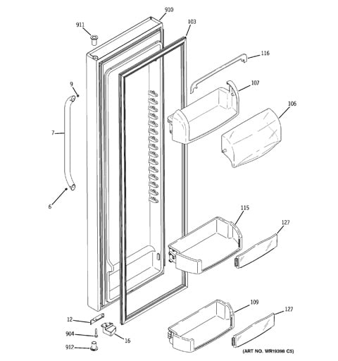 samsung 26.5 french door refrigerator