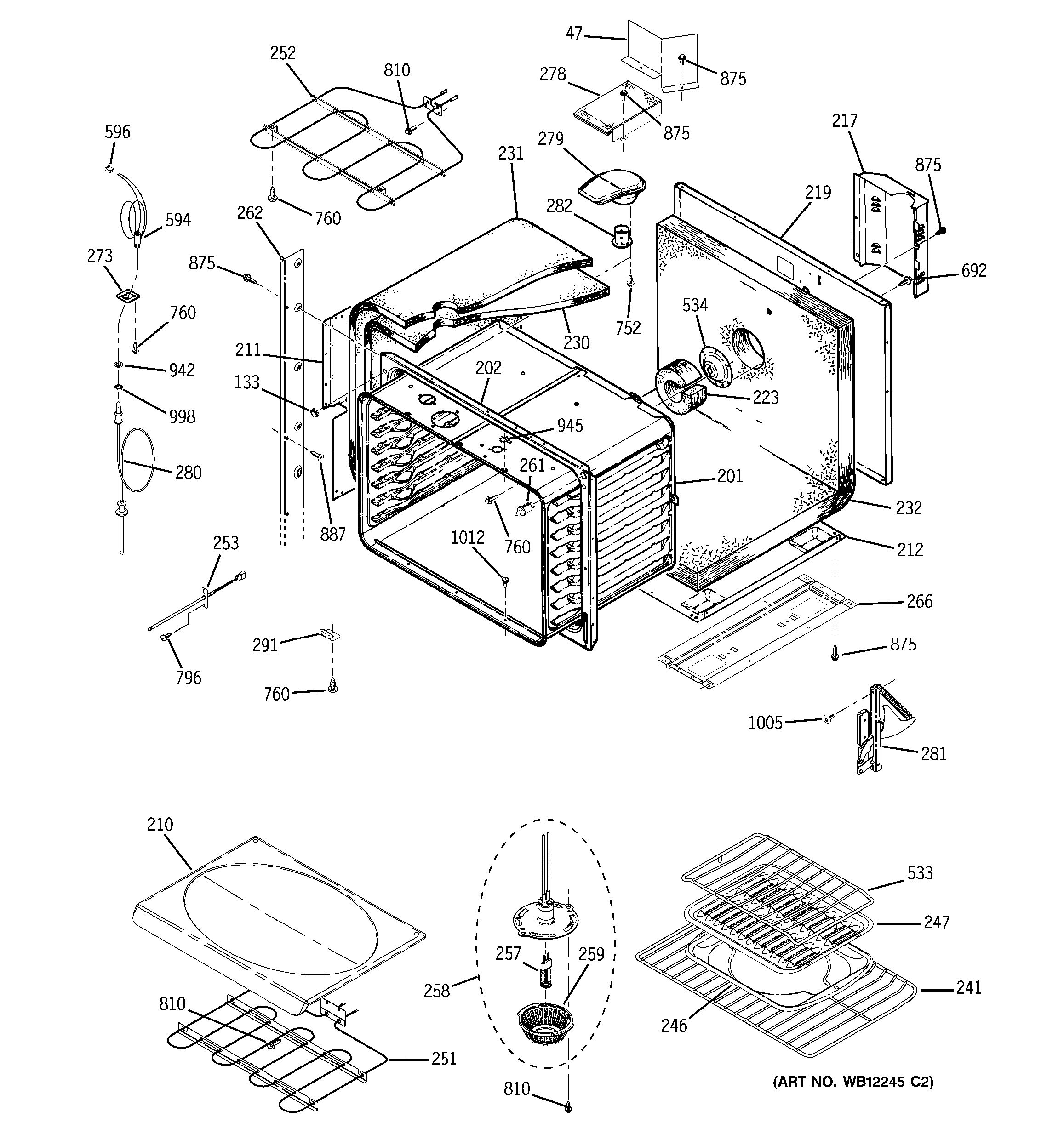 Assembly View for UPPER BODY | JTP56SD1SS