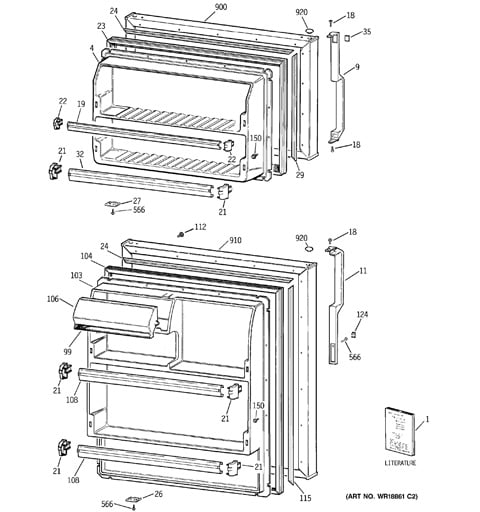 ge refrigerator model gts18fbmdrww