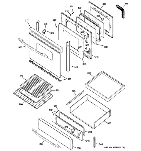 15+ Ge Oven Parts Diagram