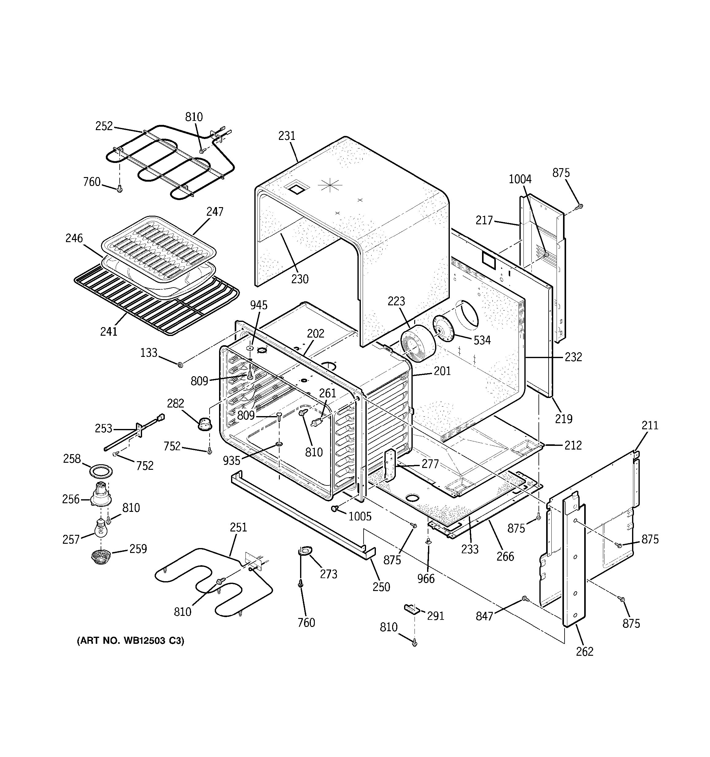 Assembly View for BODY PARTS | JD900BK1BB