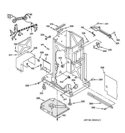 WC60X5017 - GE Trash Compactor Bags (12 Pack)