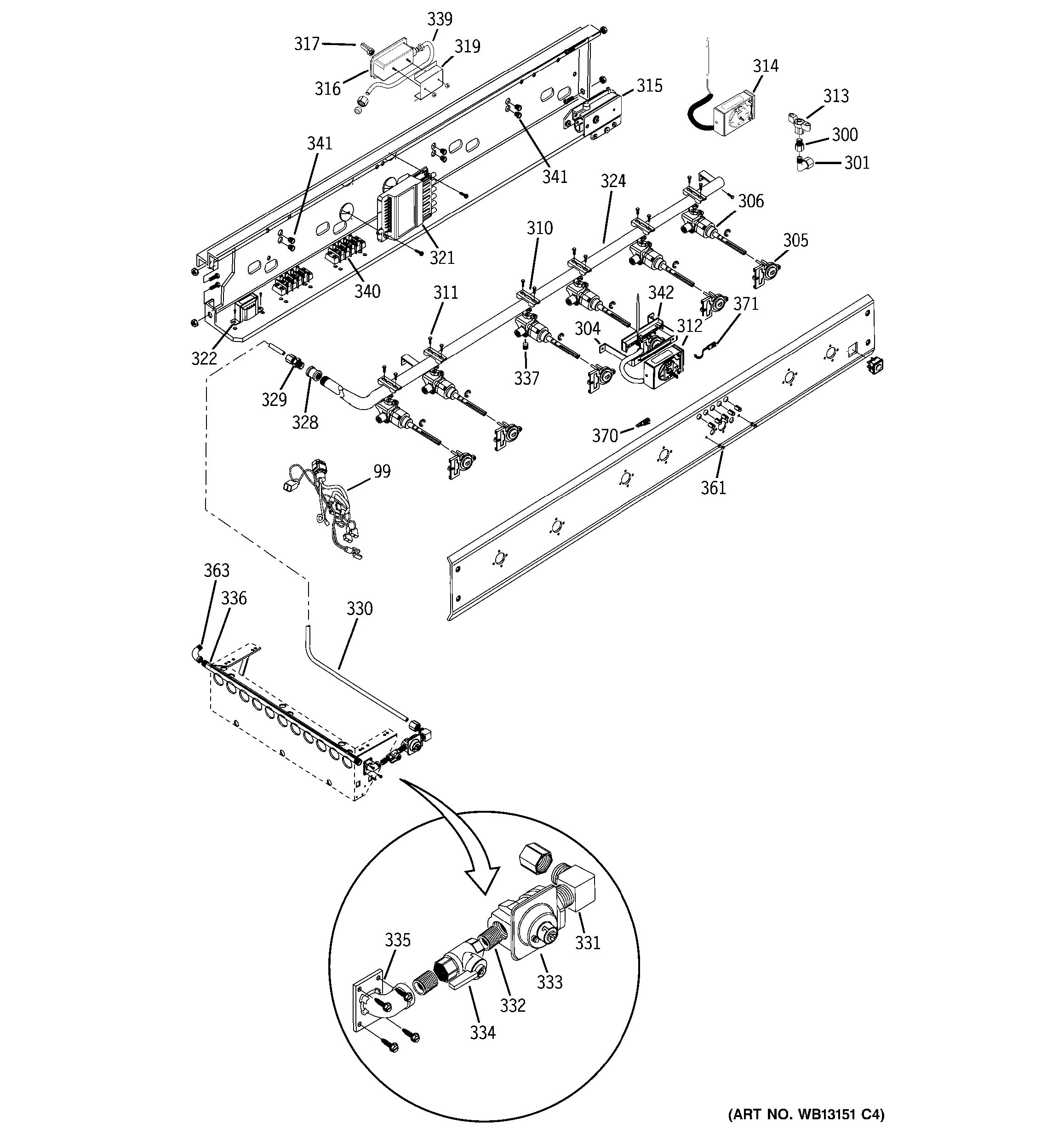 Assembly View for MANIFOLD ASSEMBLY | ZDP36N4DH1SS