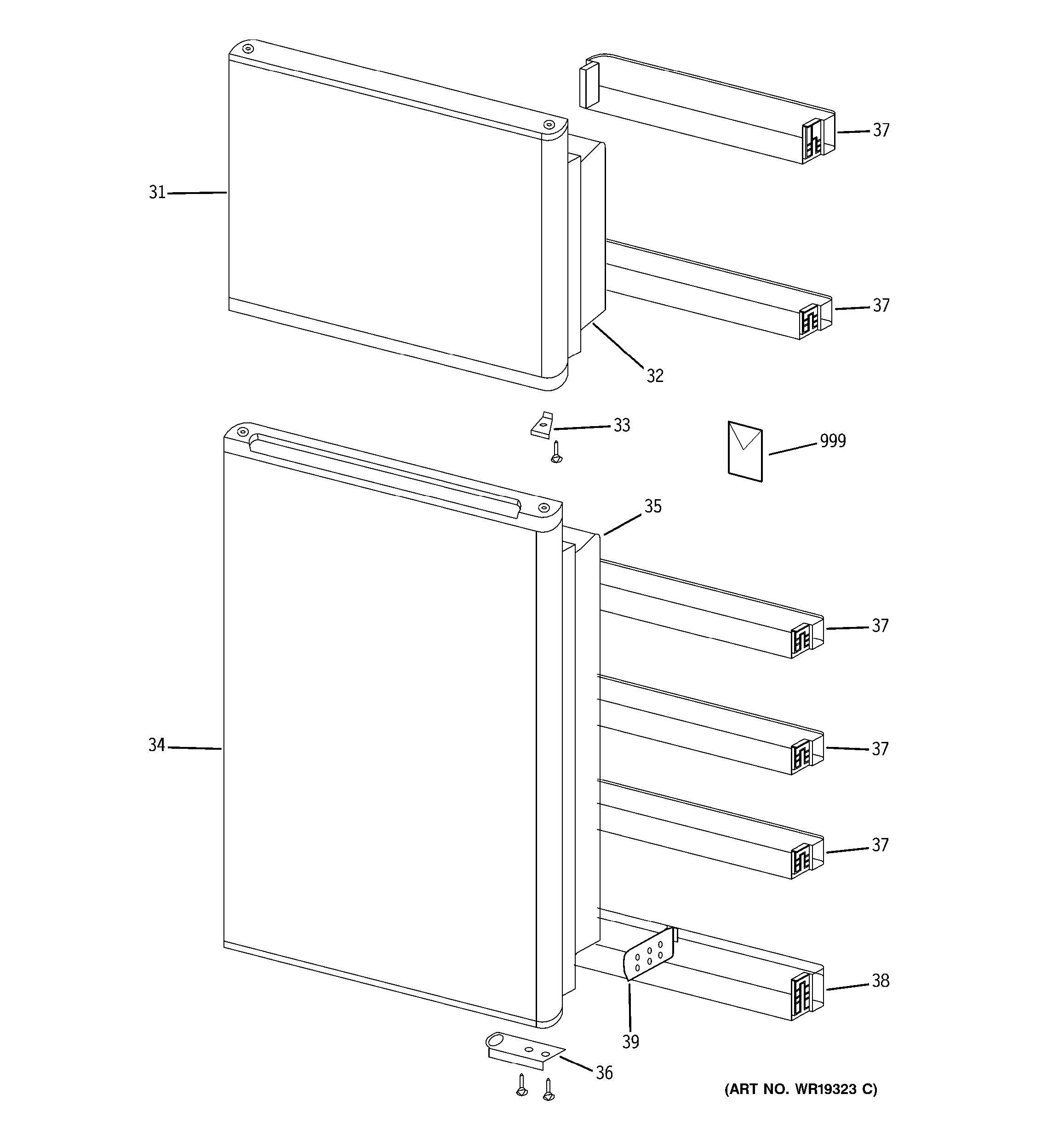 Assembly View for DOORS | GTR11AAPARWW