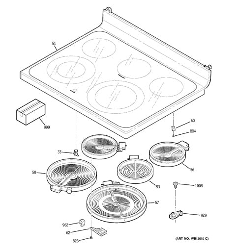 General Electric Replacement Blender Jar, Part #WPW10555711