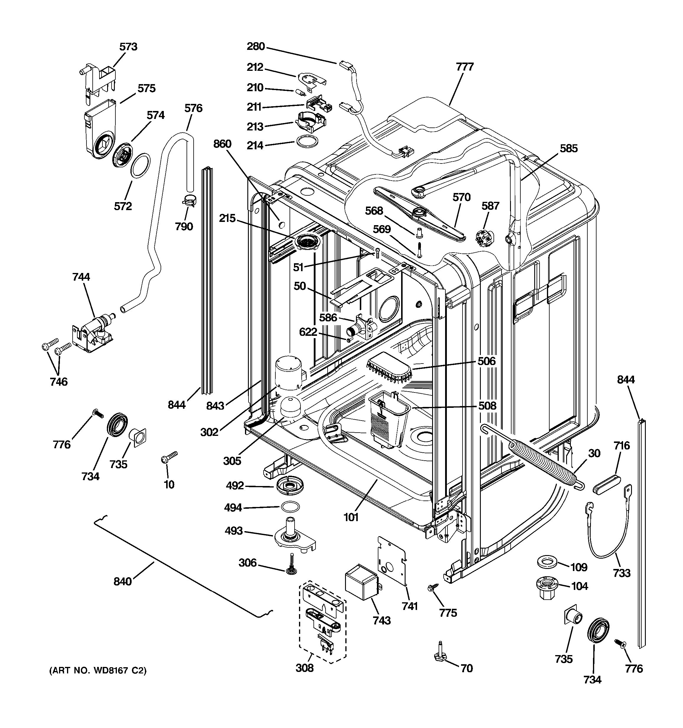 Assembly View for BODY PARTS | ZBD0710K10SS