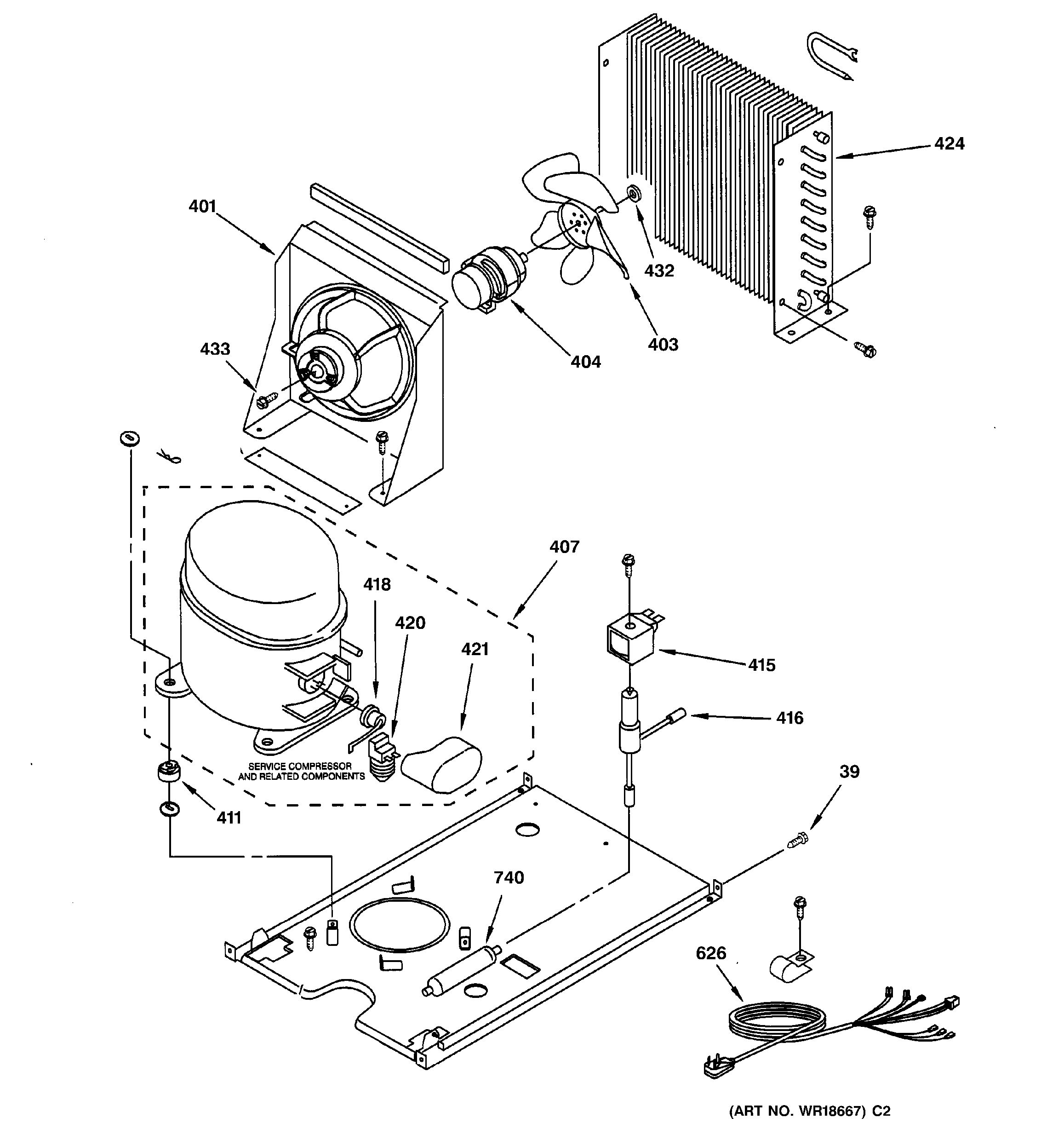 Assembly View for UNIT PARTS | ZDIS15CSSJ