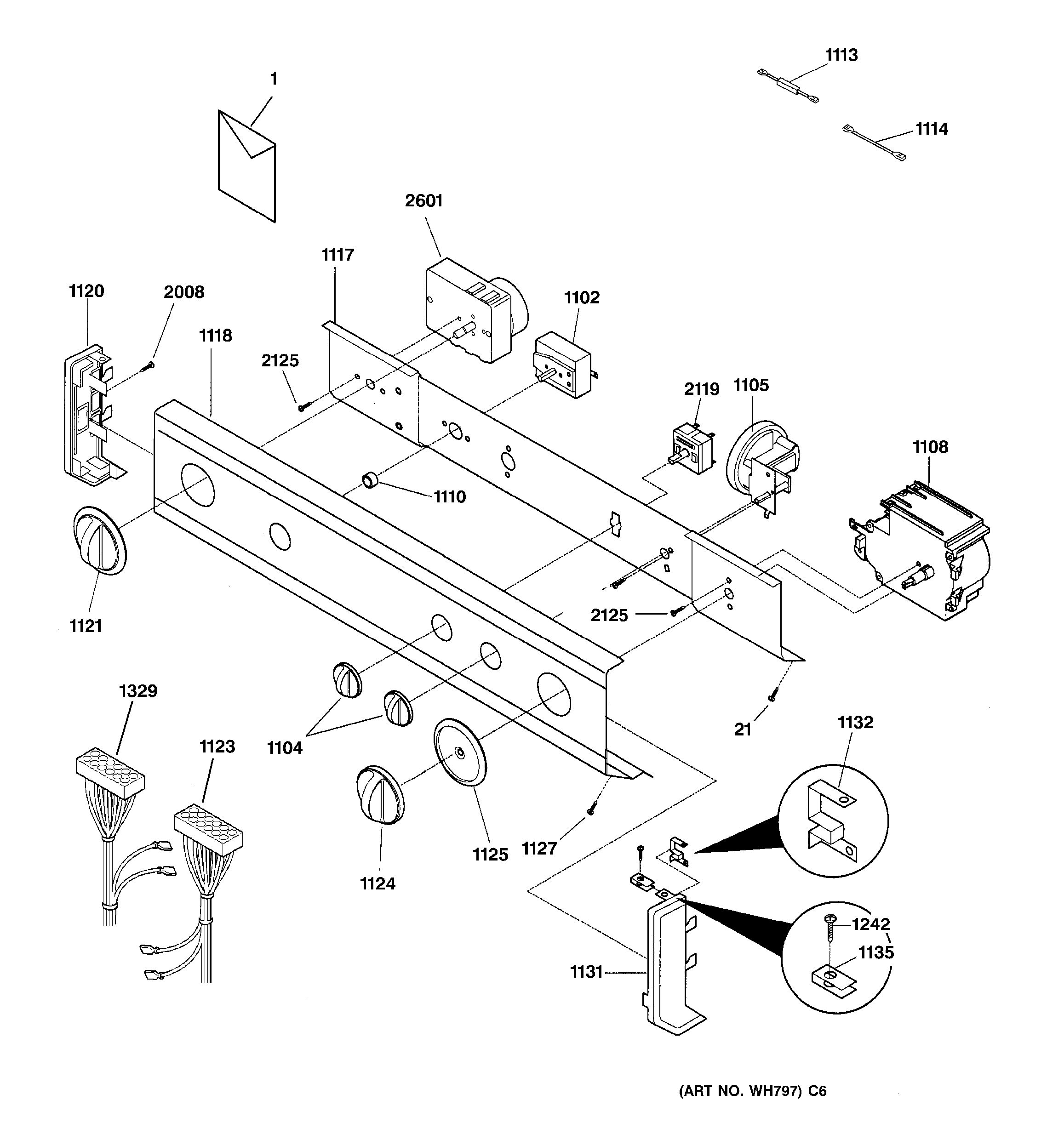 Assembly View for CONTROL PANEL | WSM2700WEWWW