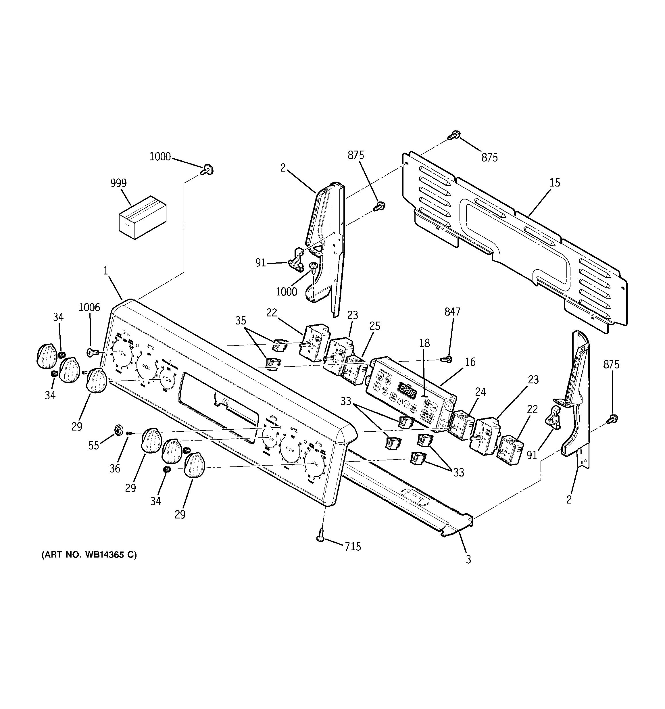 Assembly View for CONTROL PANEL | JBP81SM2SS