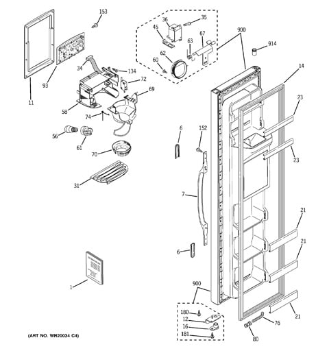 indesit gse160 fridge