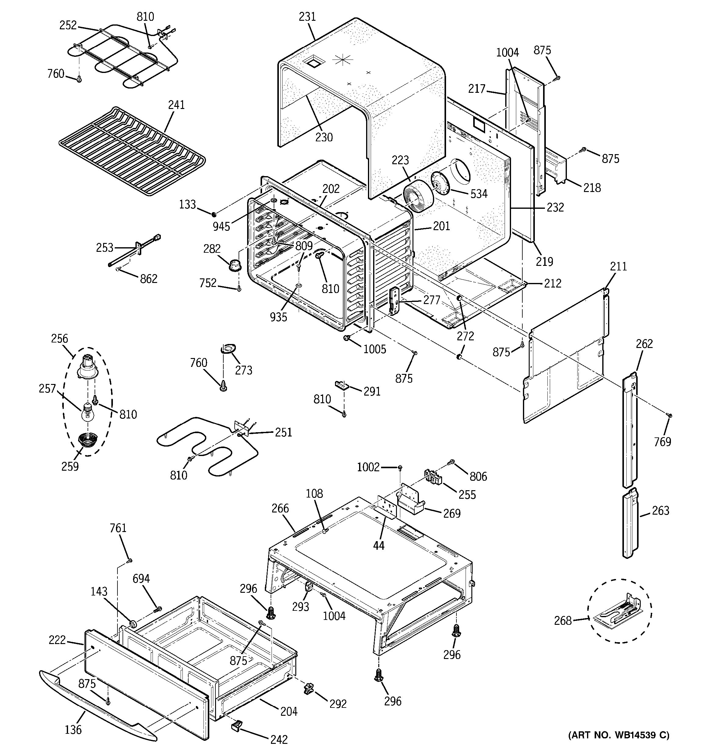 Assembly View for BODY PARTS | JS905SK4SS