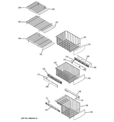 ge refrigerator pss26mswass