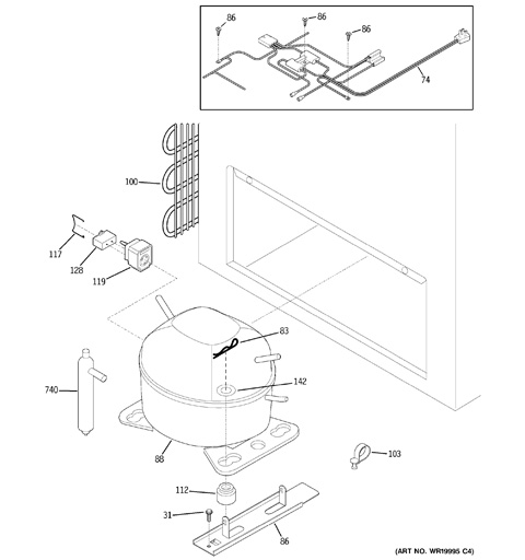 kenmore elite upright freezer parts