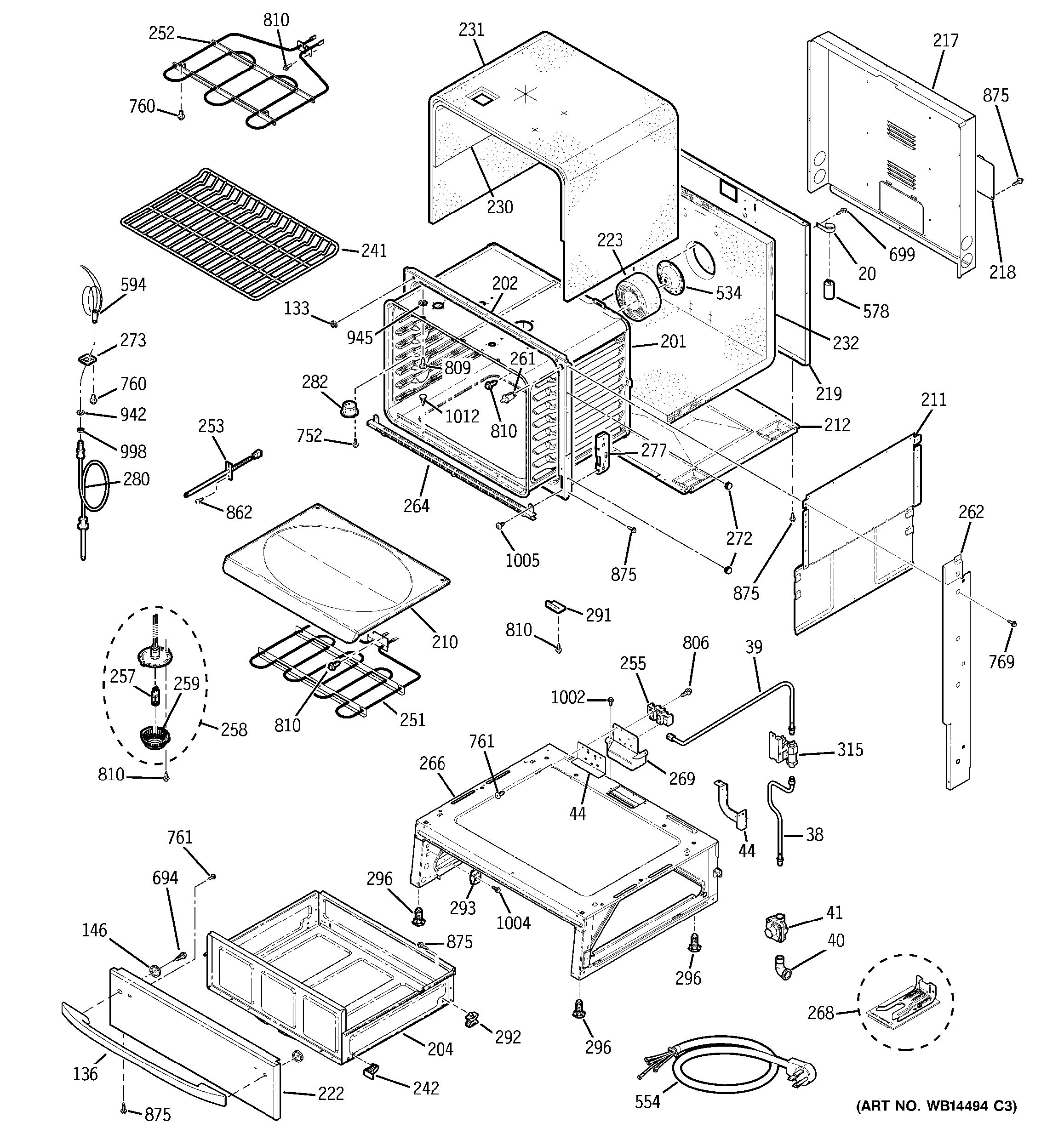 Assembly View for BODY PARTS | P2S975SEM2SS