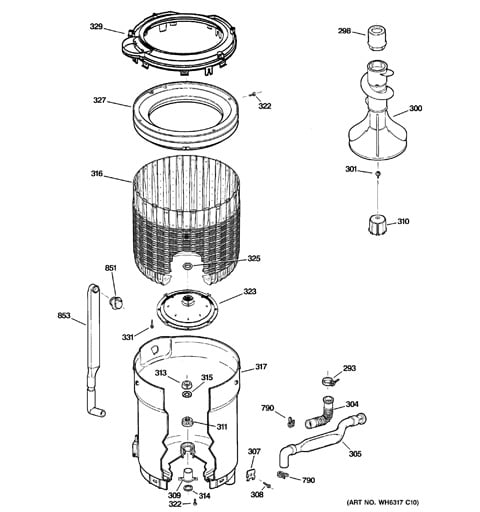 ge whdsr316g5ww