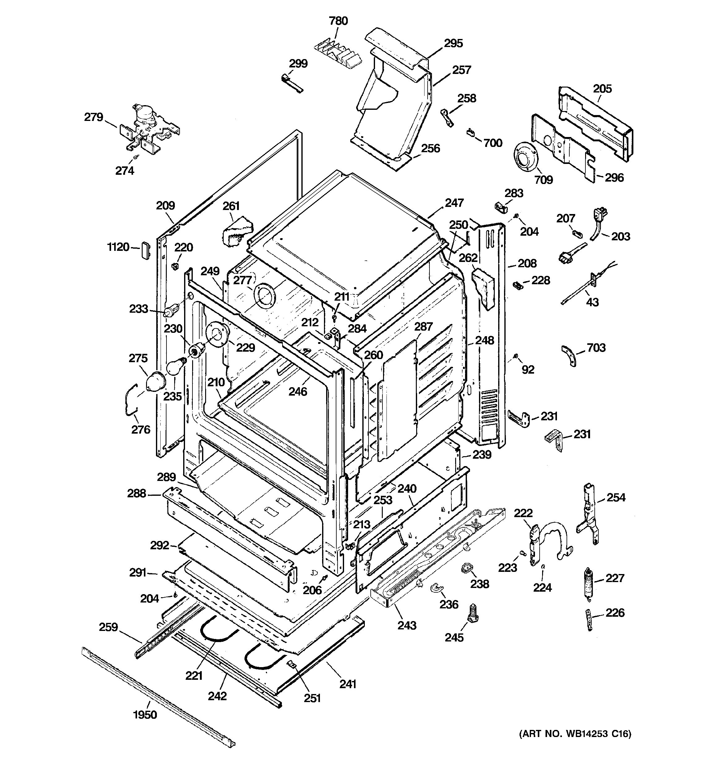 Assembly View for BODY PARTS | PGB910SEM4SS