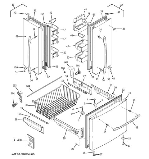 ge profile refrigerator pfss2miycss