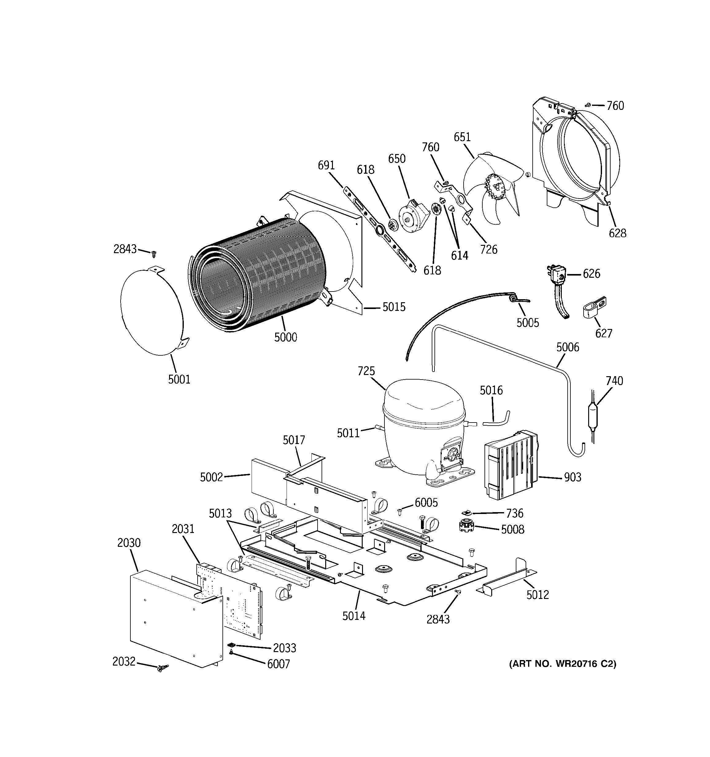 Assembly View for UNIT PARTS | ZIR360NXARH