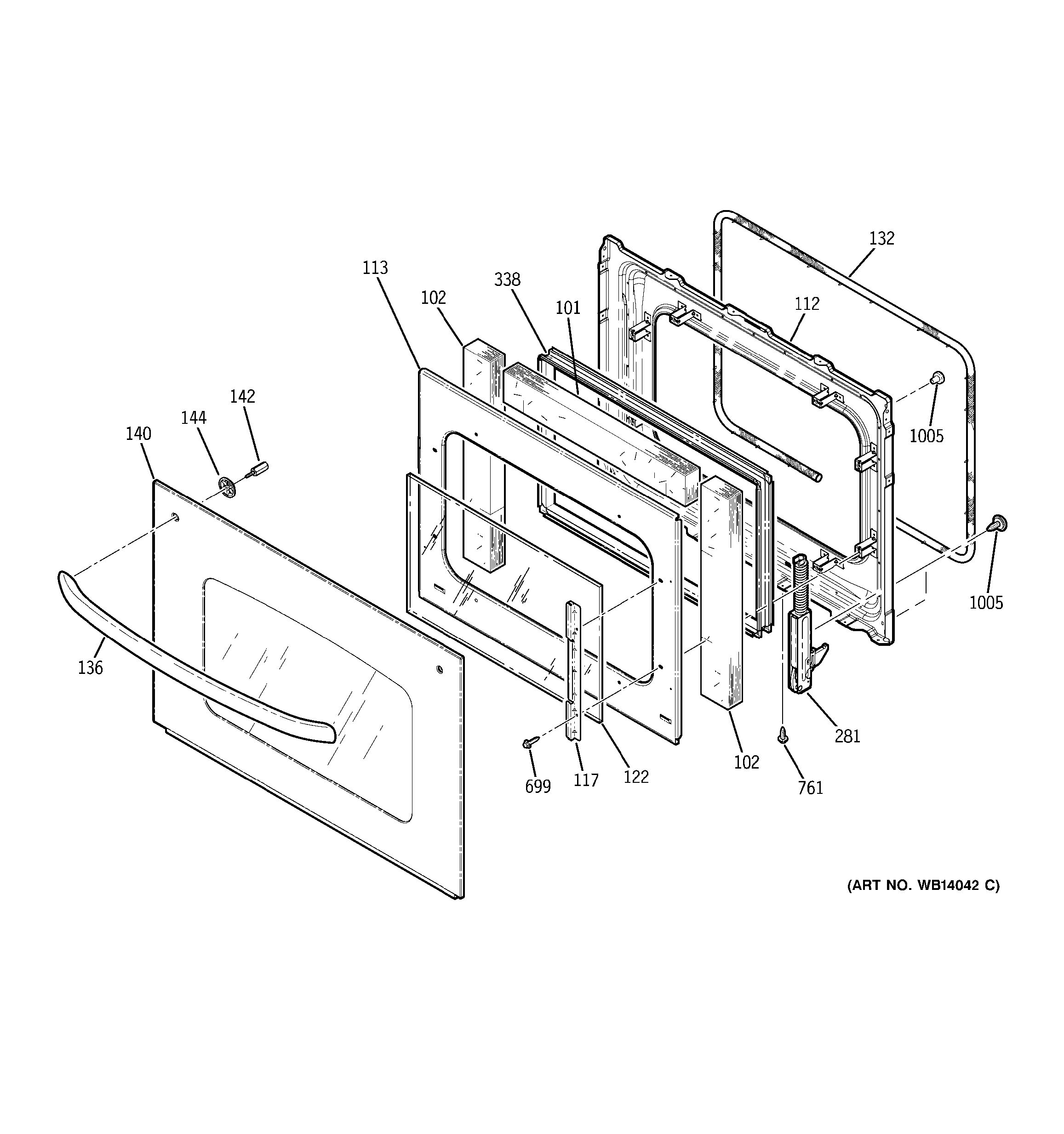 Assembly View for DOOR | JTP70SM1SS