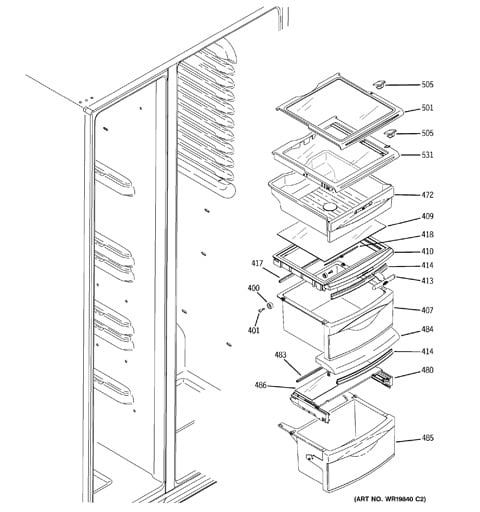 2007 kenmore elite refrigerator